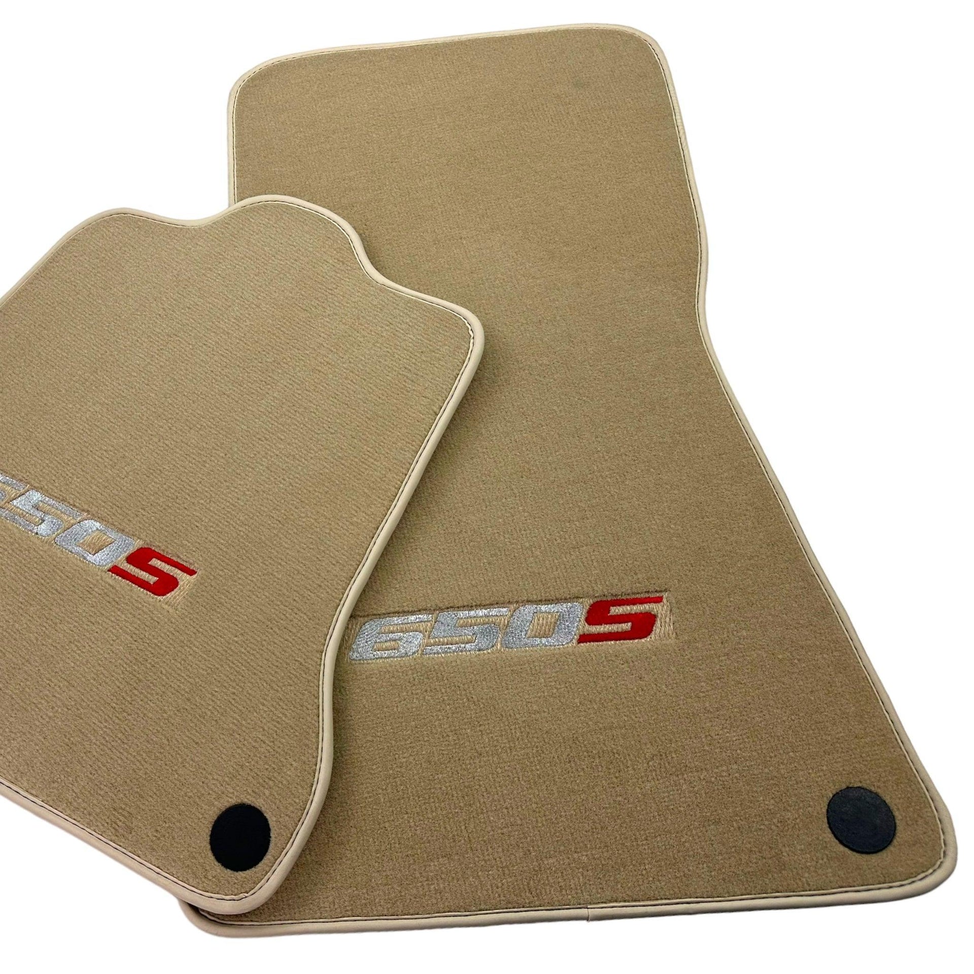 Beige Floor Mats For McLaren 650S Tailored - AutoWin