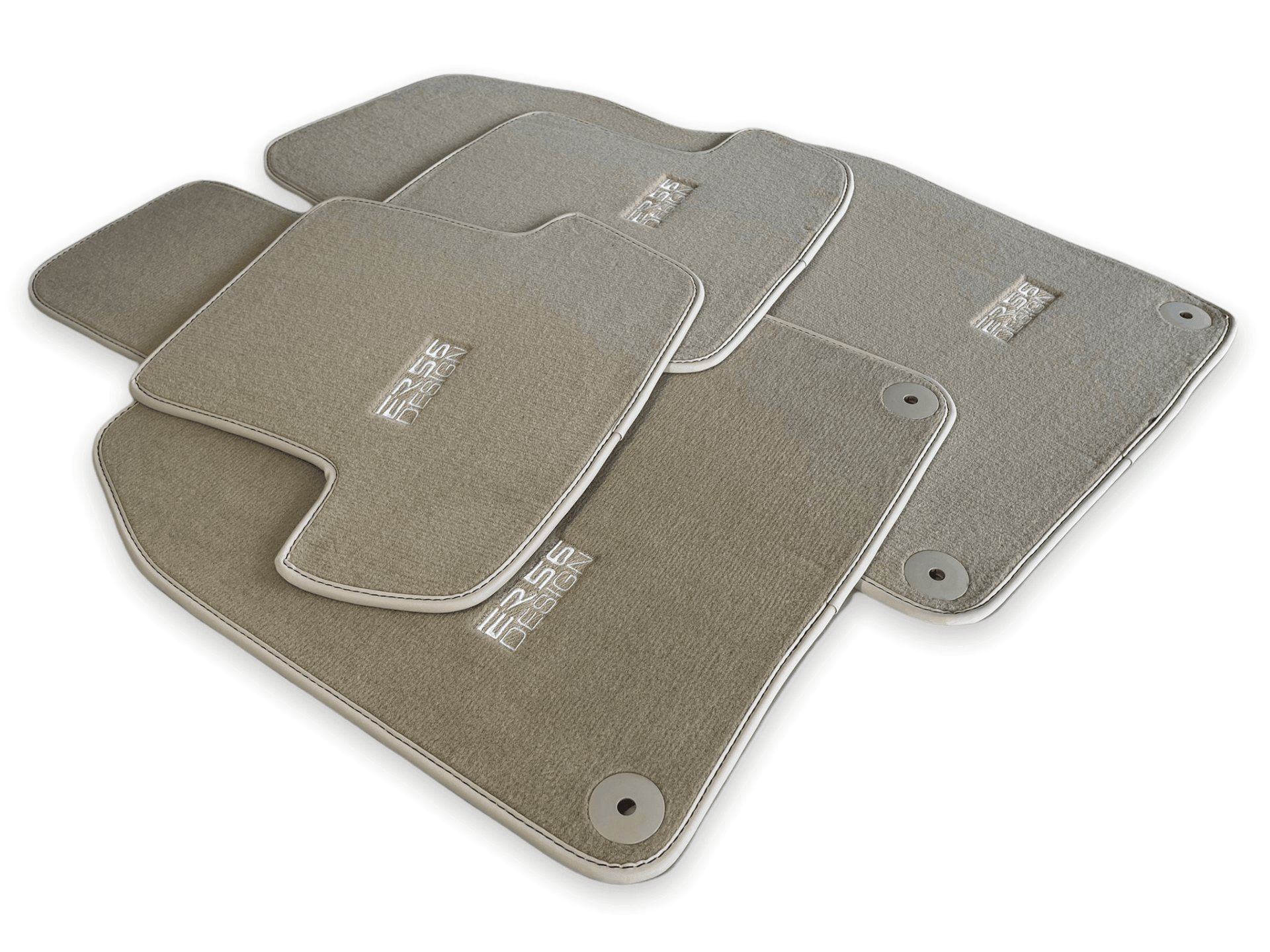 Beige Floor Mats for Porsche Panamera (2009-2016) | ER56 Design - AutoWin
