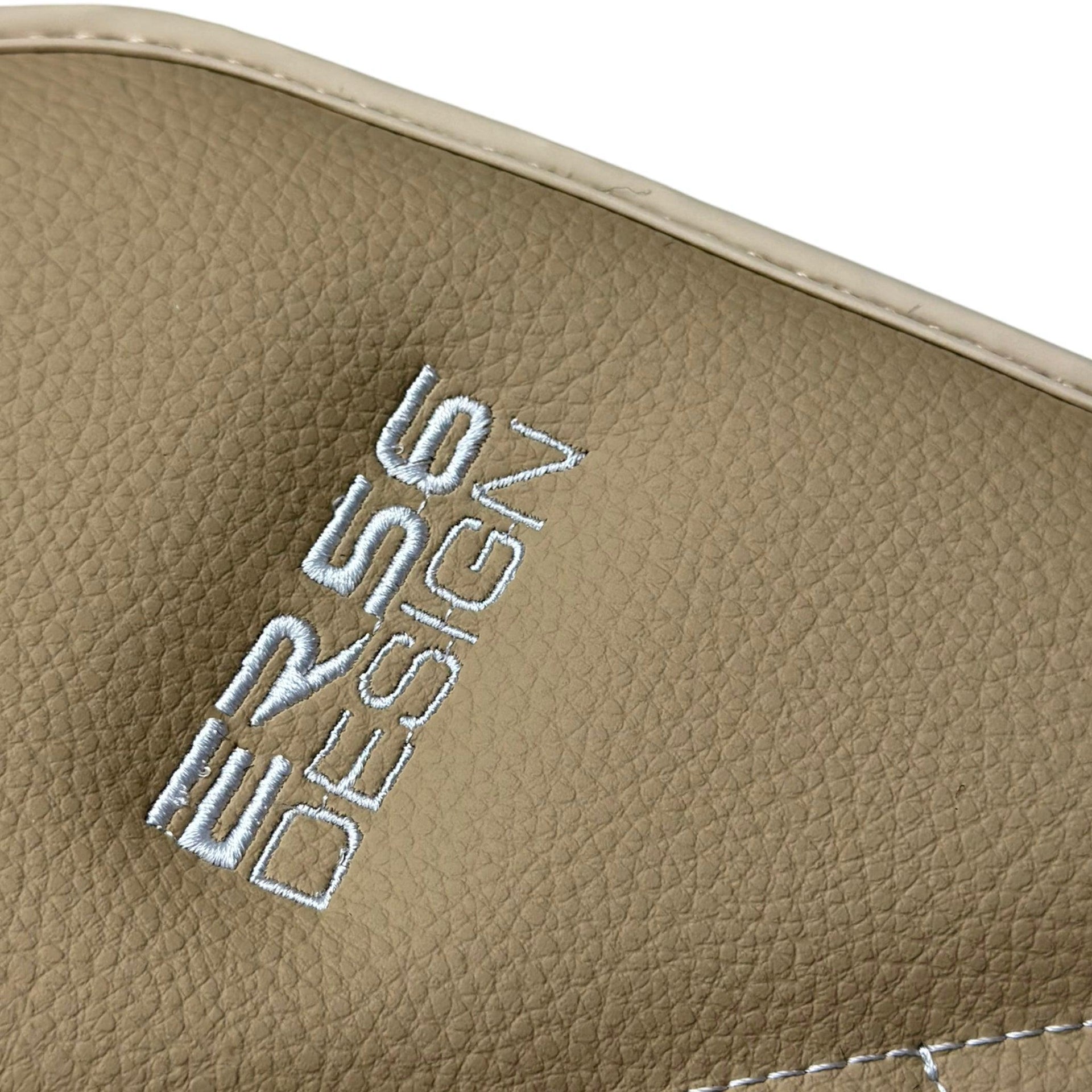Beige Leather Floor Mats for Mercedes-Benz G Class W461 (1979-2008) ER56 Design - AutoWin
