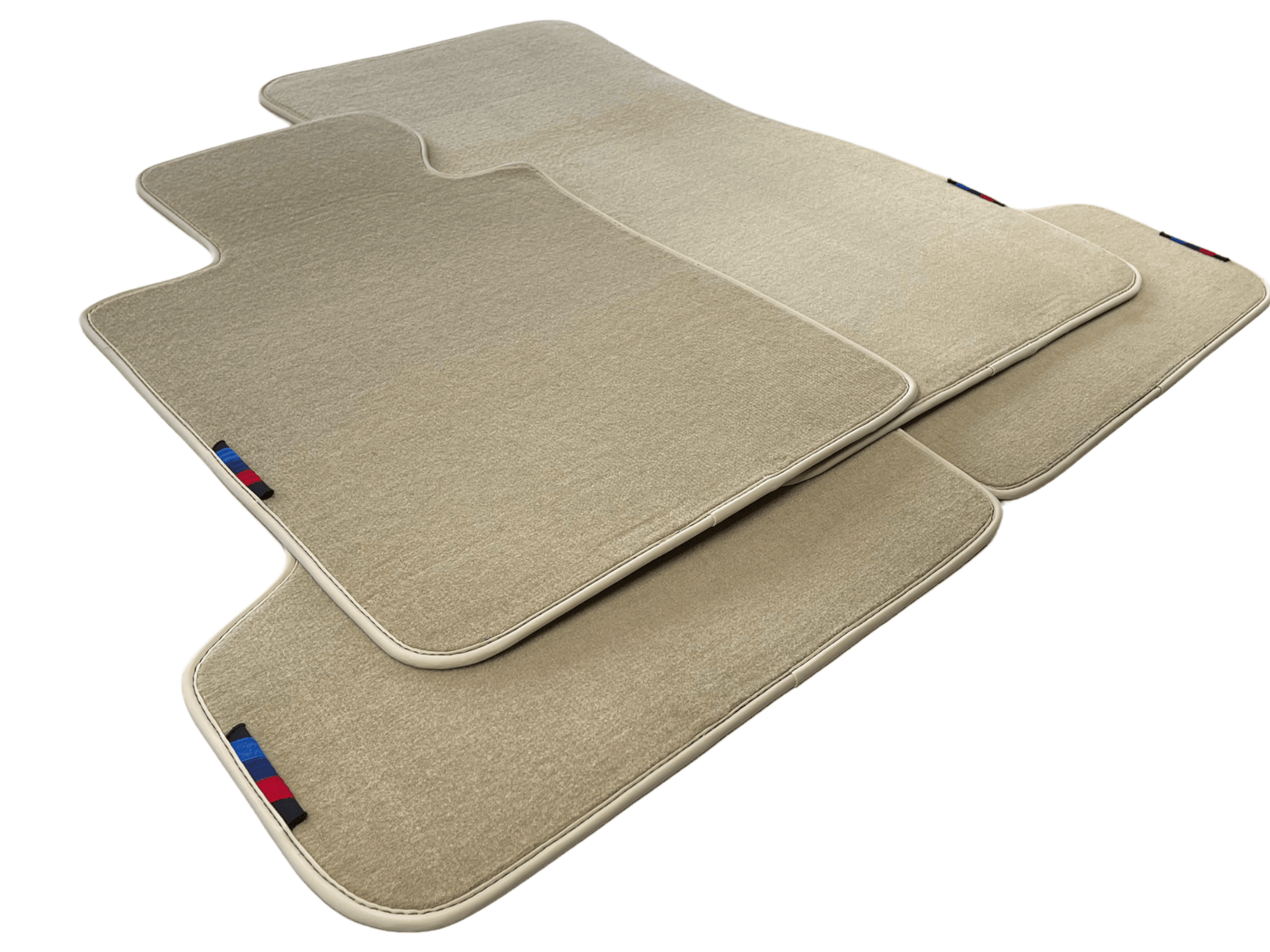 Beige Mats For BMW G60 (2023-2026) Sedan With M Package - AutoWin