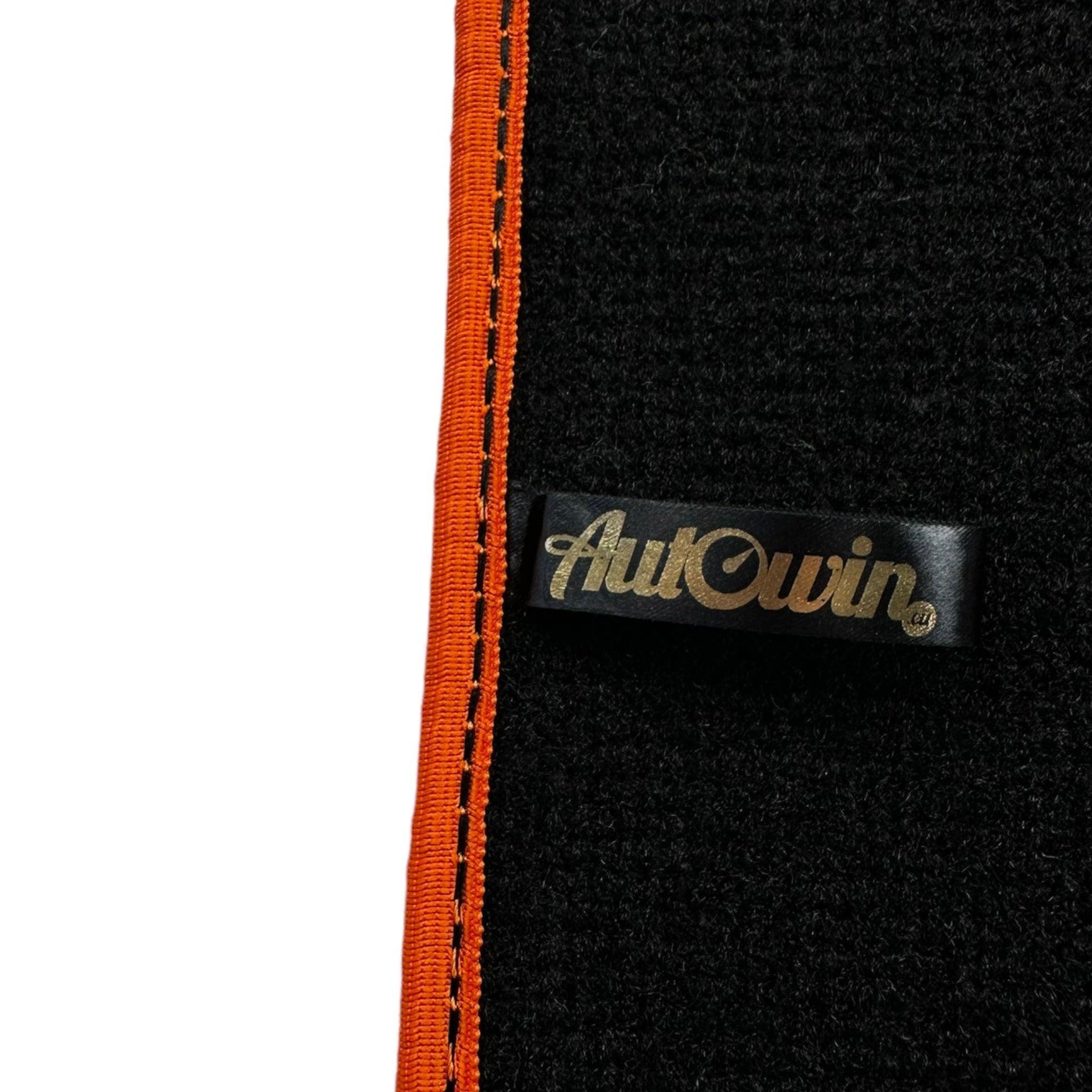 Black Floor Mats For BMW U06 (2022-2026) | Orange Trim - AutoWin