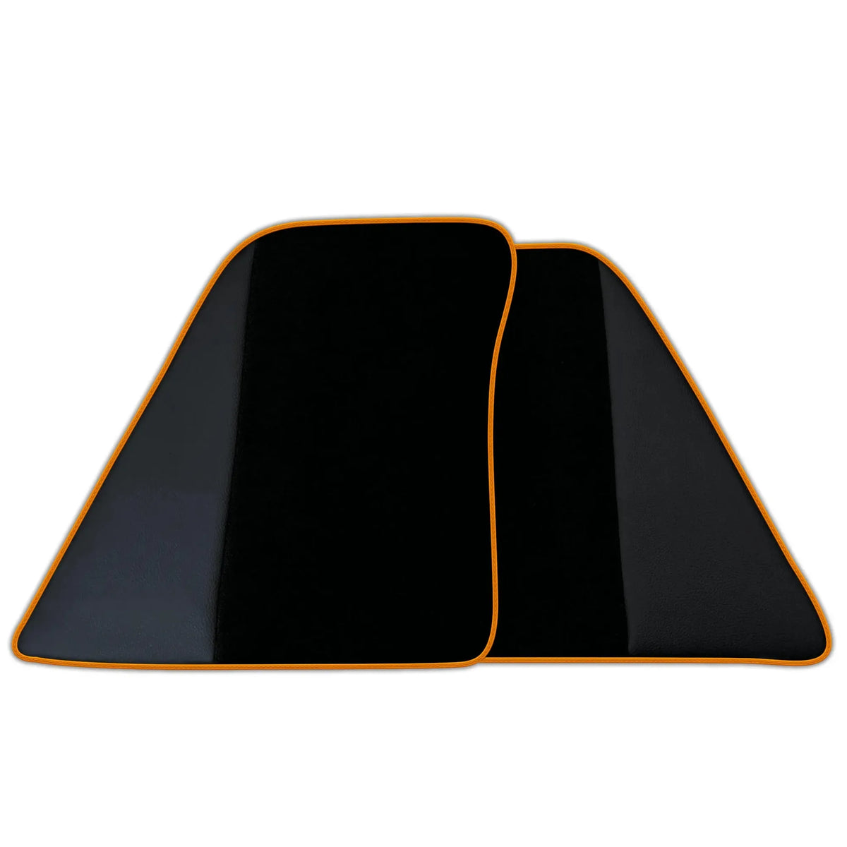Black Floor Mats for Ferrari 296 GTB (2022-2027) with Leather | Various Trim Colors