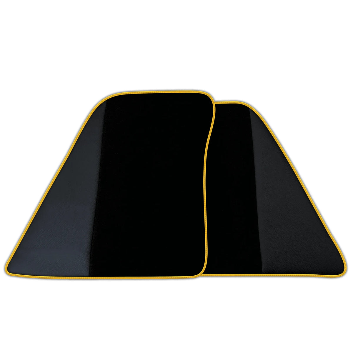 Black Floor Mats for Ferrari 296 GTB (2022-2027) with Leather | Various Trim Colors