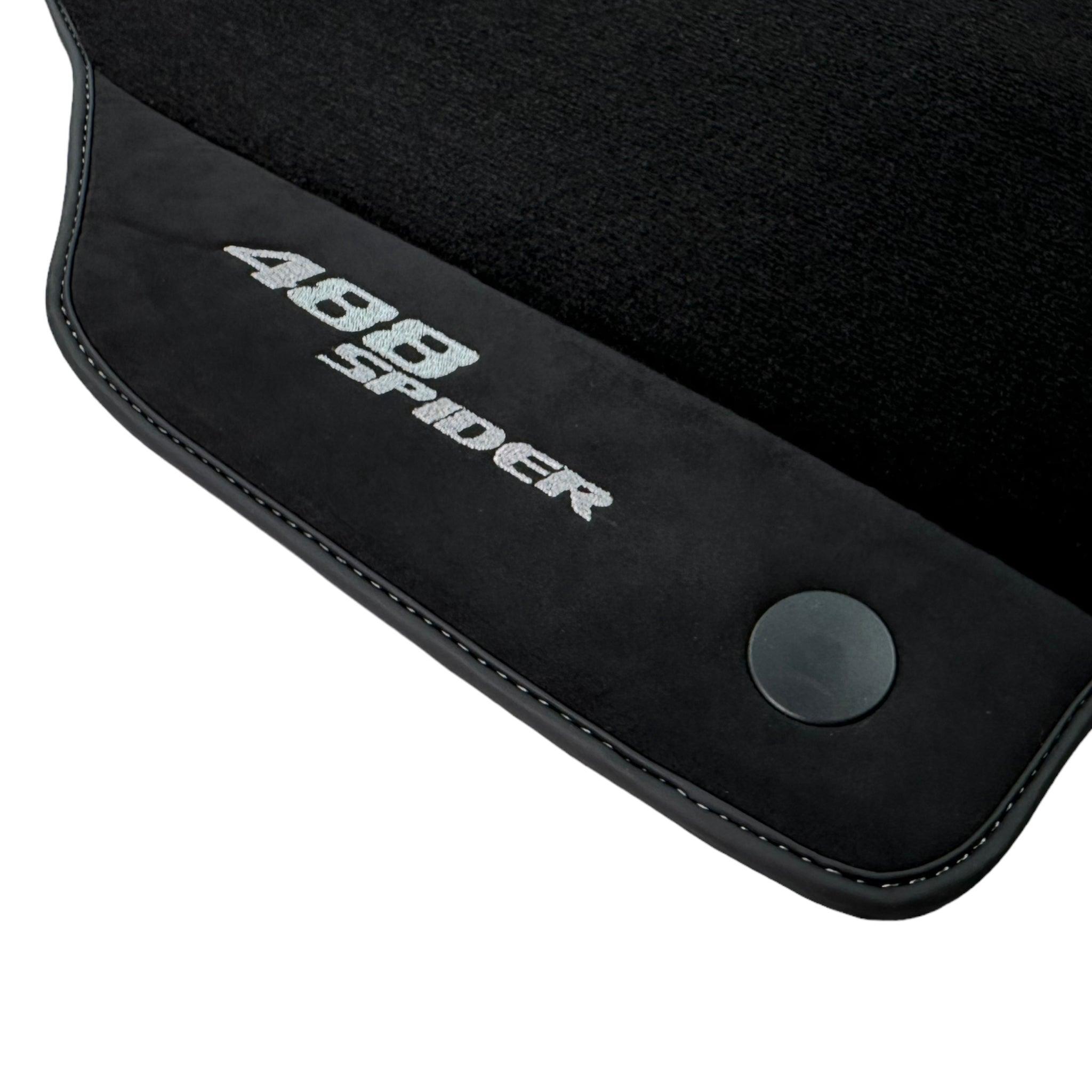 Black Floor Mats For Ferrari 488 Spider 2015-2022 - AutoWin