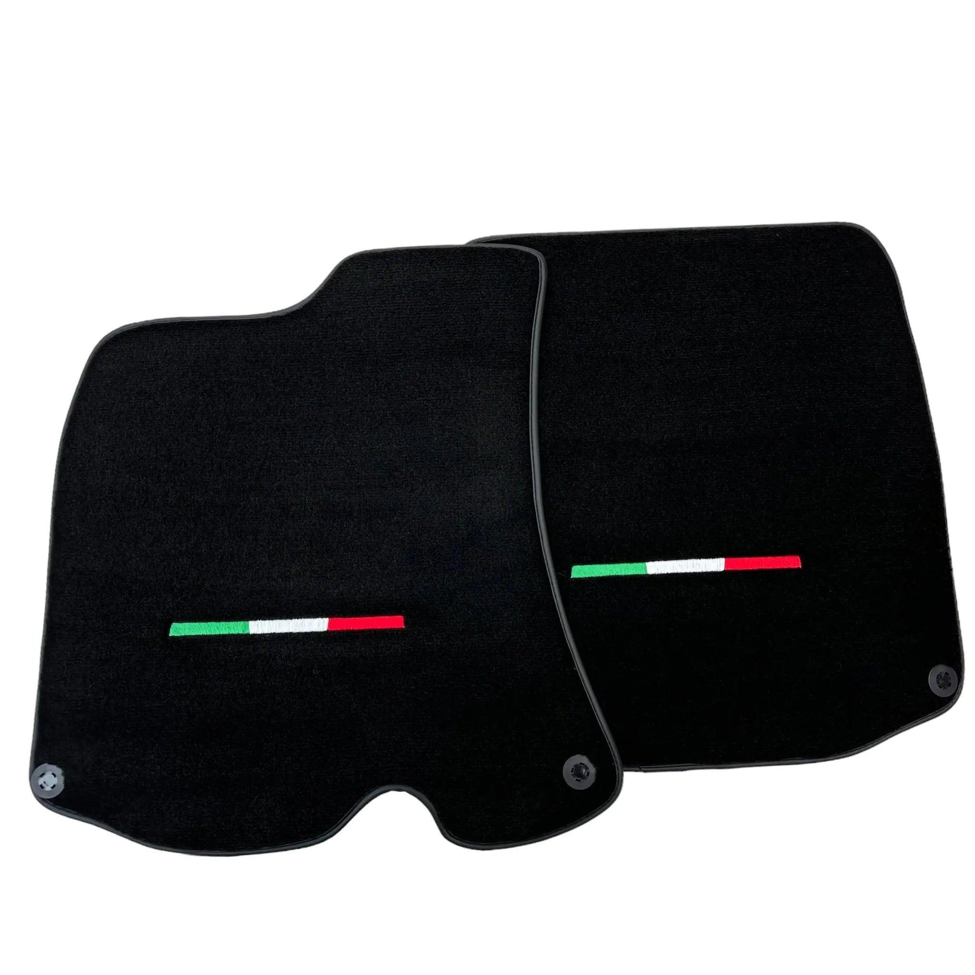 Black Floor Mats For Ferrari Roma (2021-2024) Italian Edition - AutoWin