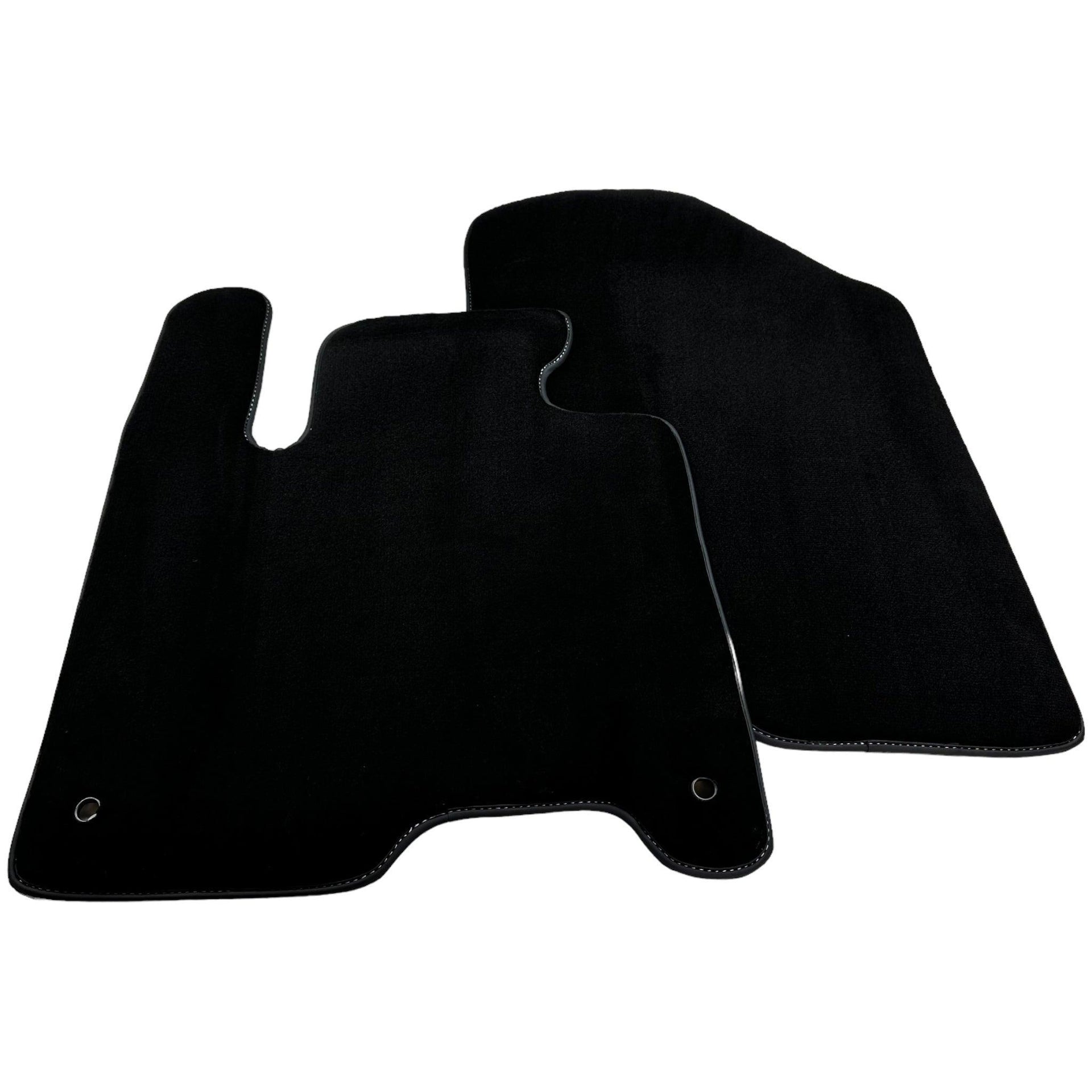 Black Floor Mats for Kia Carens (2013-2024) Distance Fixing Points (Driver) 33,6 cm - AutoWin