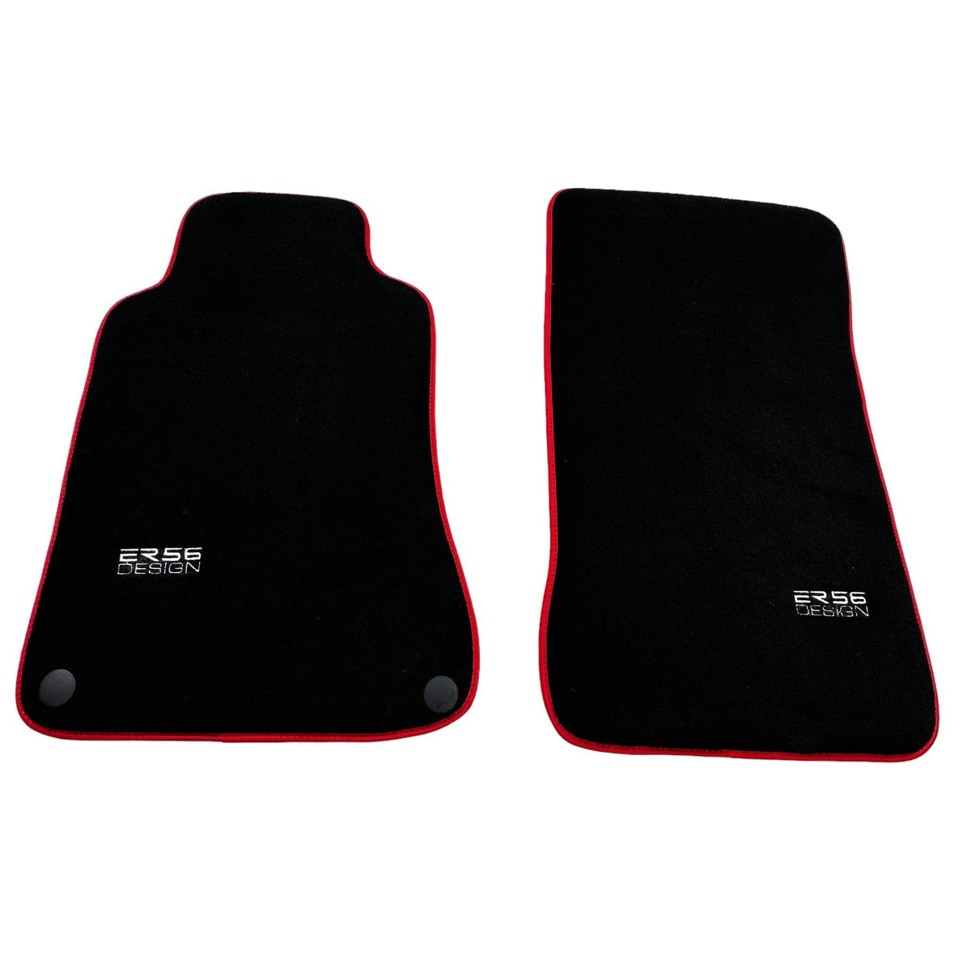 Black Floor Mats For Mercedes Benz C-Class W203 (2000-2007) ER56 Design - AutoWin