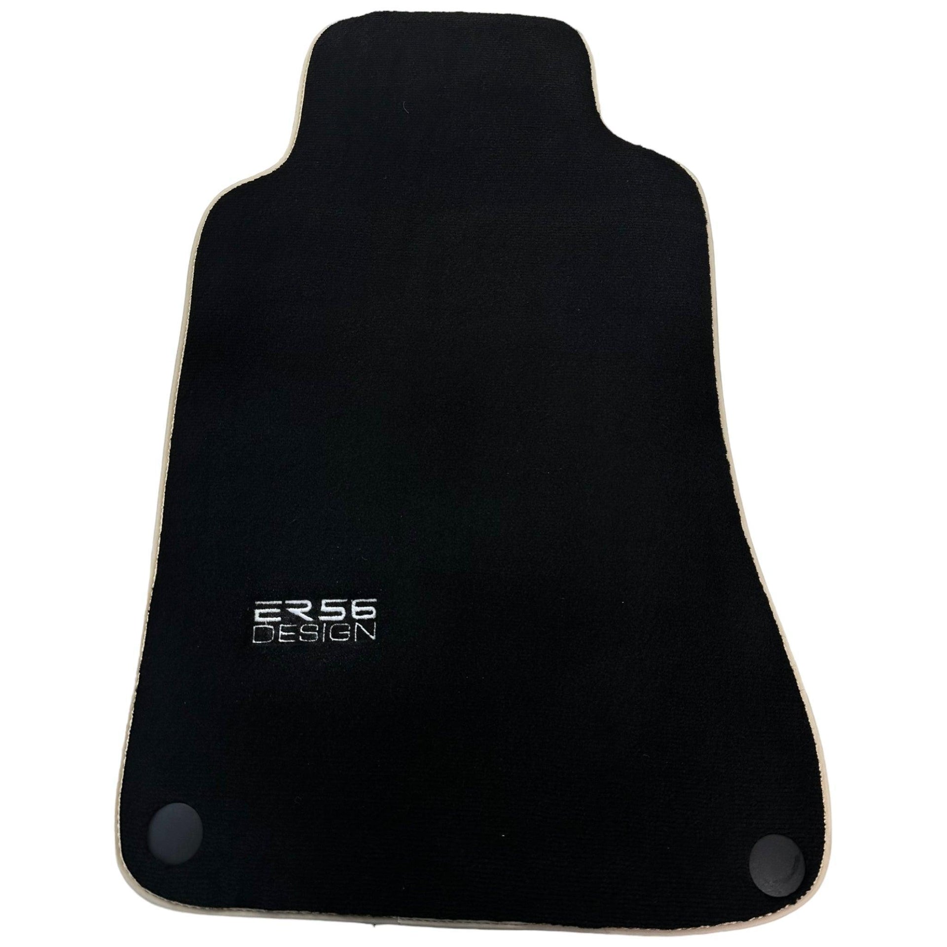 Black Floor Mats For Mercedes Benz C-Class W203 (2000-2007) ER56 Design - AutoWin