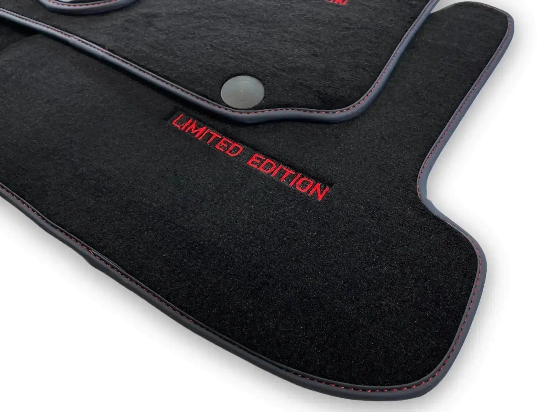 Black Floor Mats For Mercedes Benz GLC-Class X253 SUV (2019-2023) Hybrid | Limited Edition - AutoWin