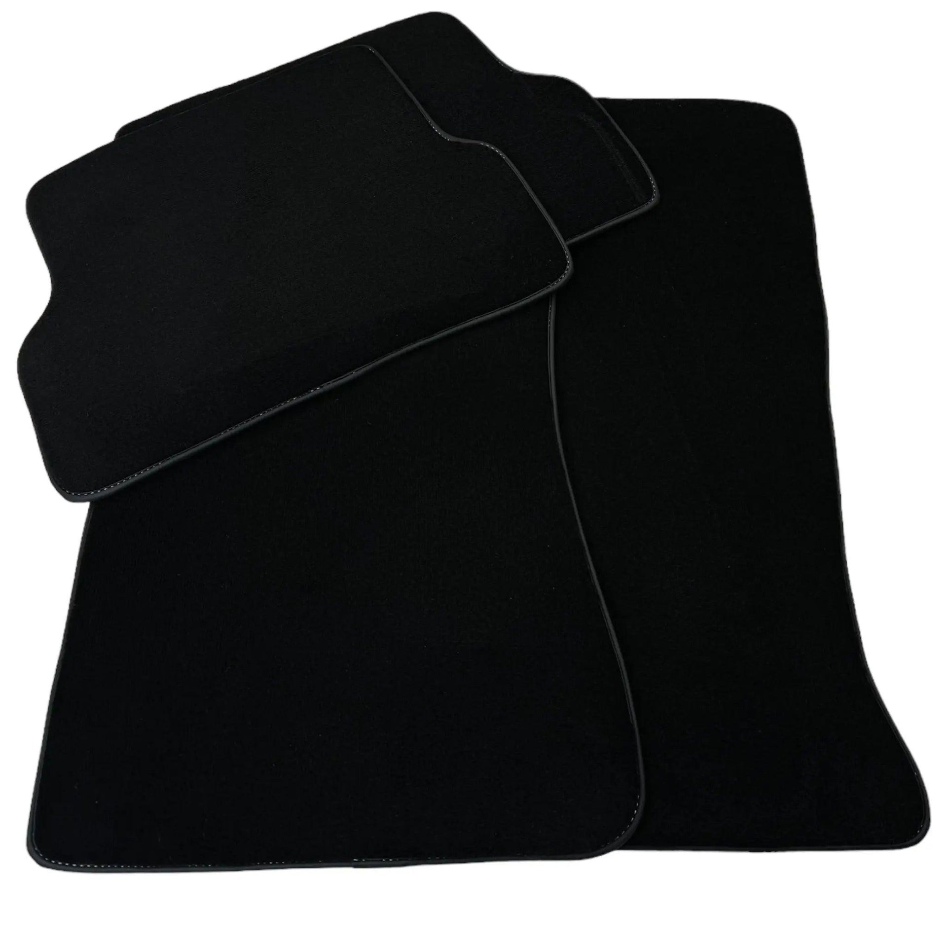 Black Floor Mats for Mercedes-Benz R107/C107 Coupe (1971-1989) - AutoWin