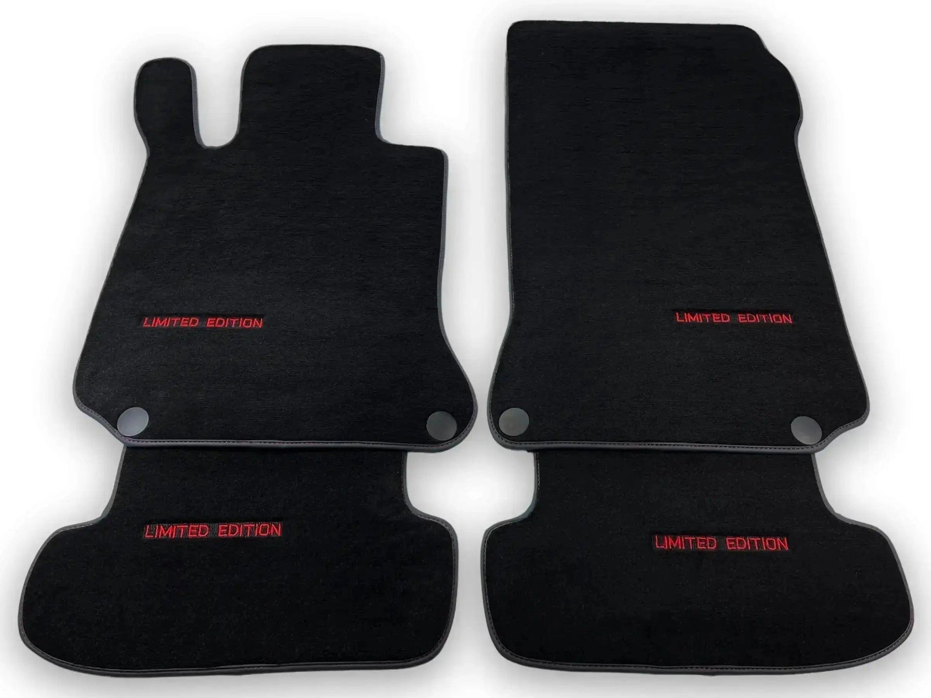 Black Floor Mats For Mercedes Benz S-Class W221 (2005-2013) Short Wheelbase | Limited Edition - AutoWin