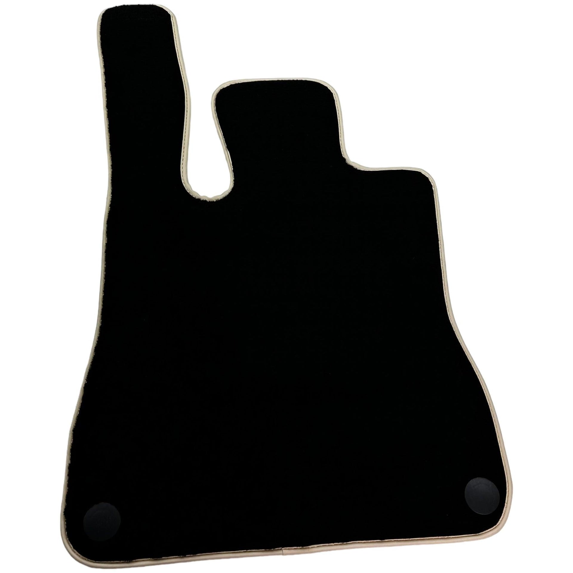 Black Floor Mats For Mercedes-Benz SL-Class R231 (2012-2022) Beige Trim - AutoWin