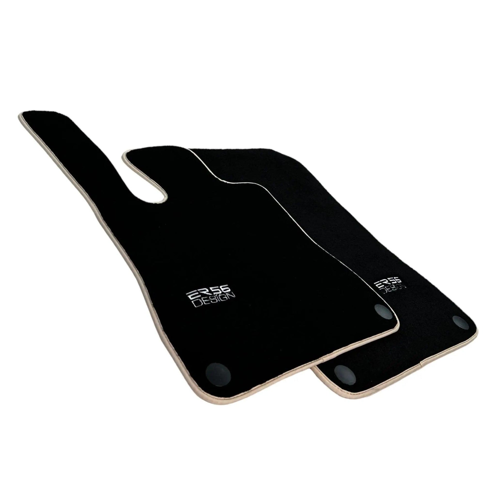 Black Floor Mats For Mercedes-Benz SL-Class R232 (2022-2023) ER56 Design - AutoWin