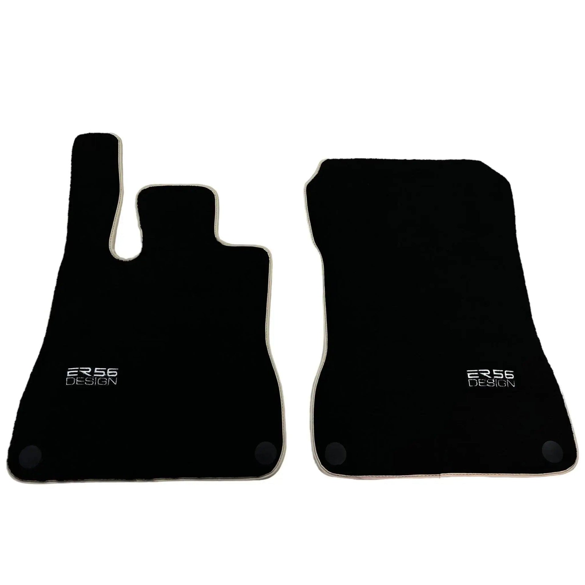 Black Floor Mats For Mercedes-Benz SLK-Class R170 (1998-2000) ER56 Design - AutoWin