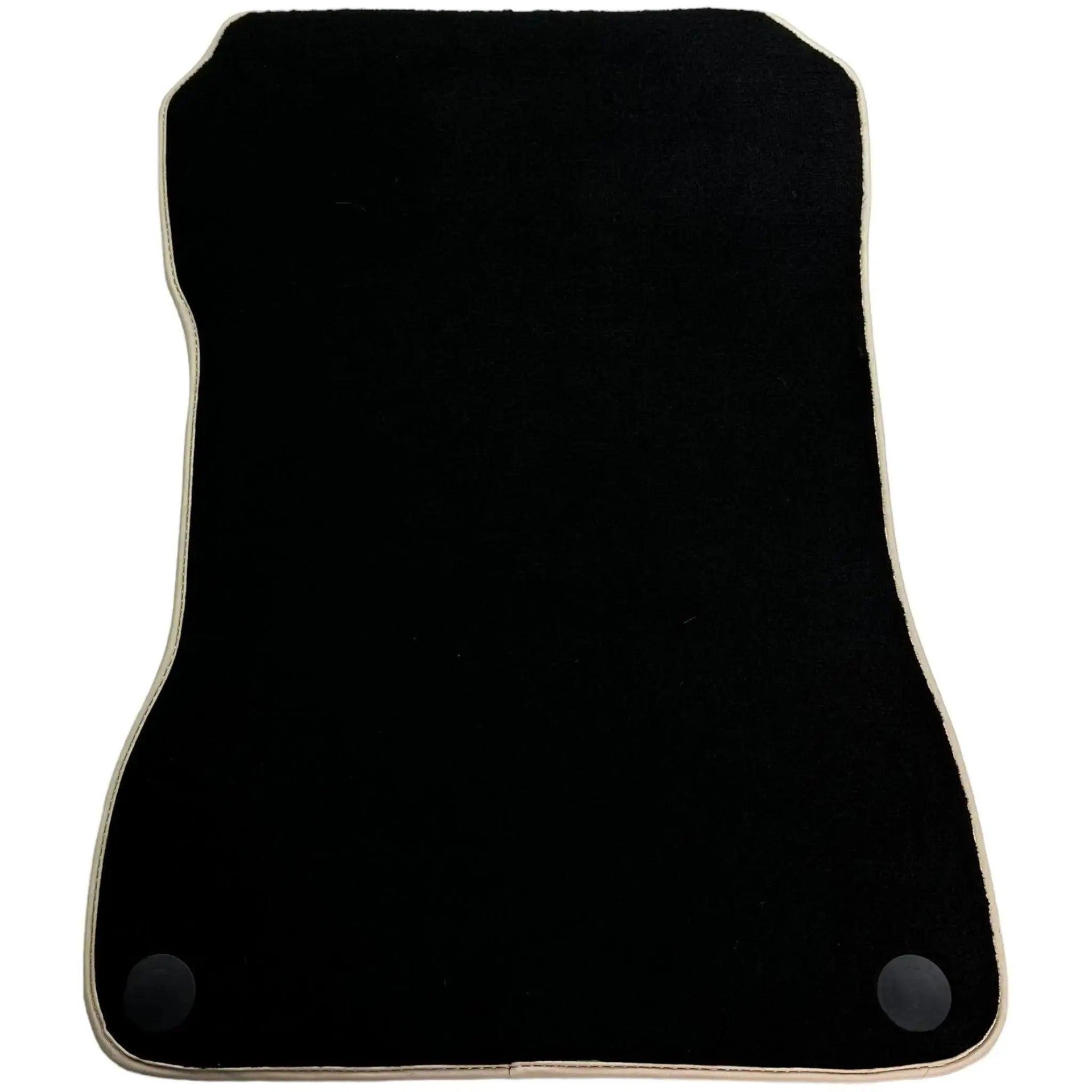 Black Floor Mats For Mercedes-Benz SLK-Class R170 (2000-2004) Beige Trim - AutoWin
