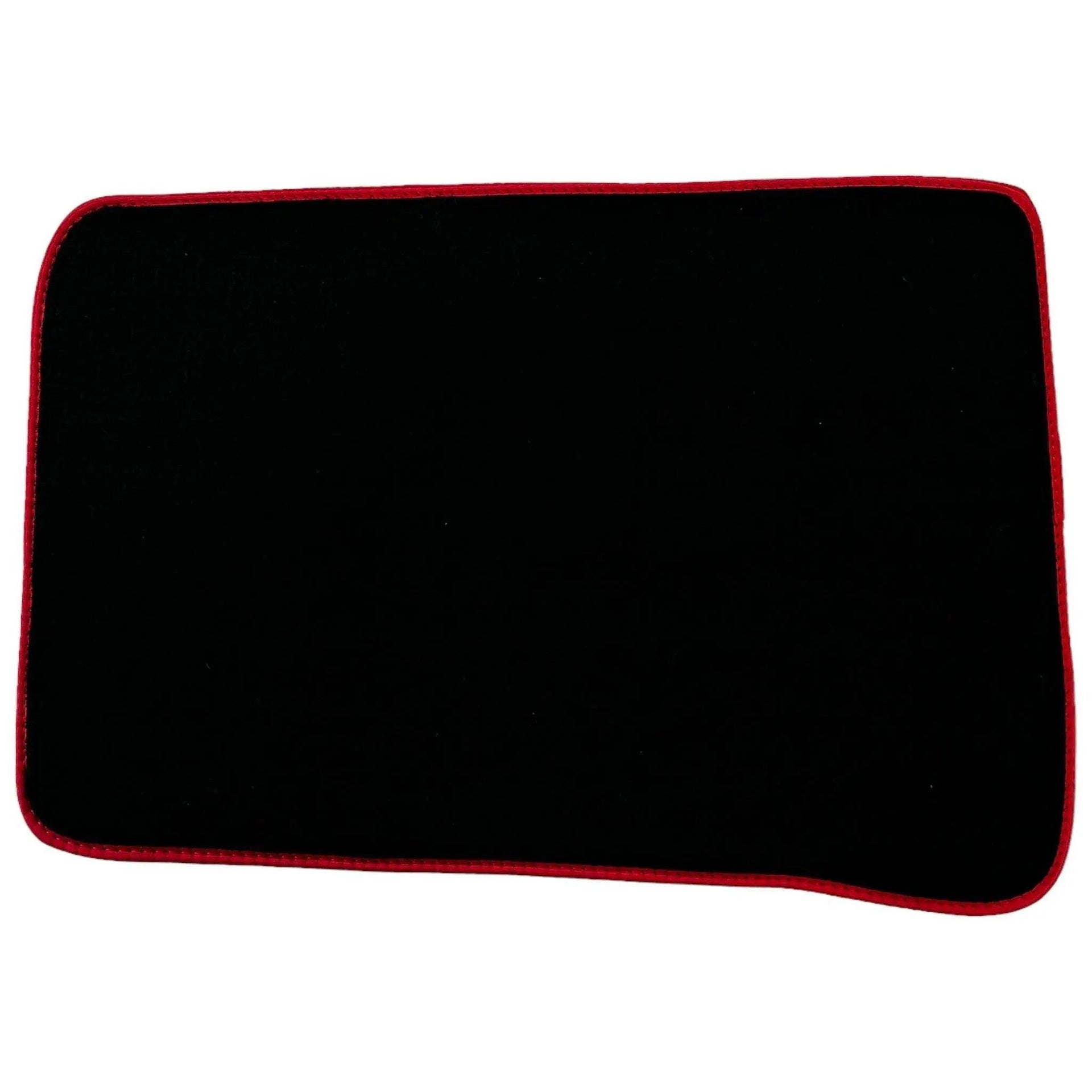 Black Floor Mats for Toyota Prius (2009-2012) with Red Trim - AutoWin