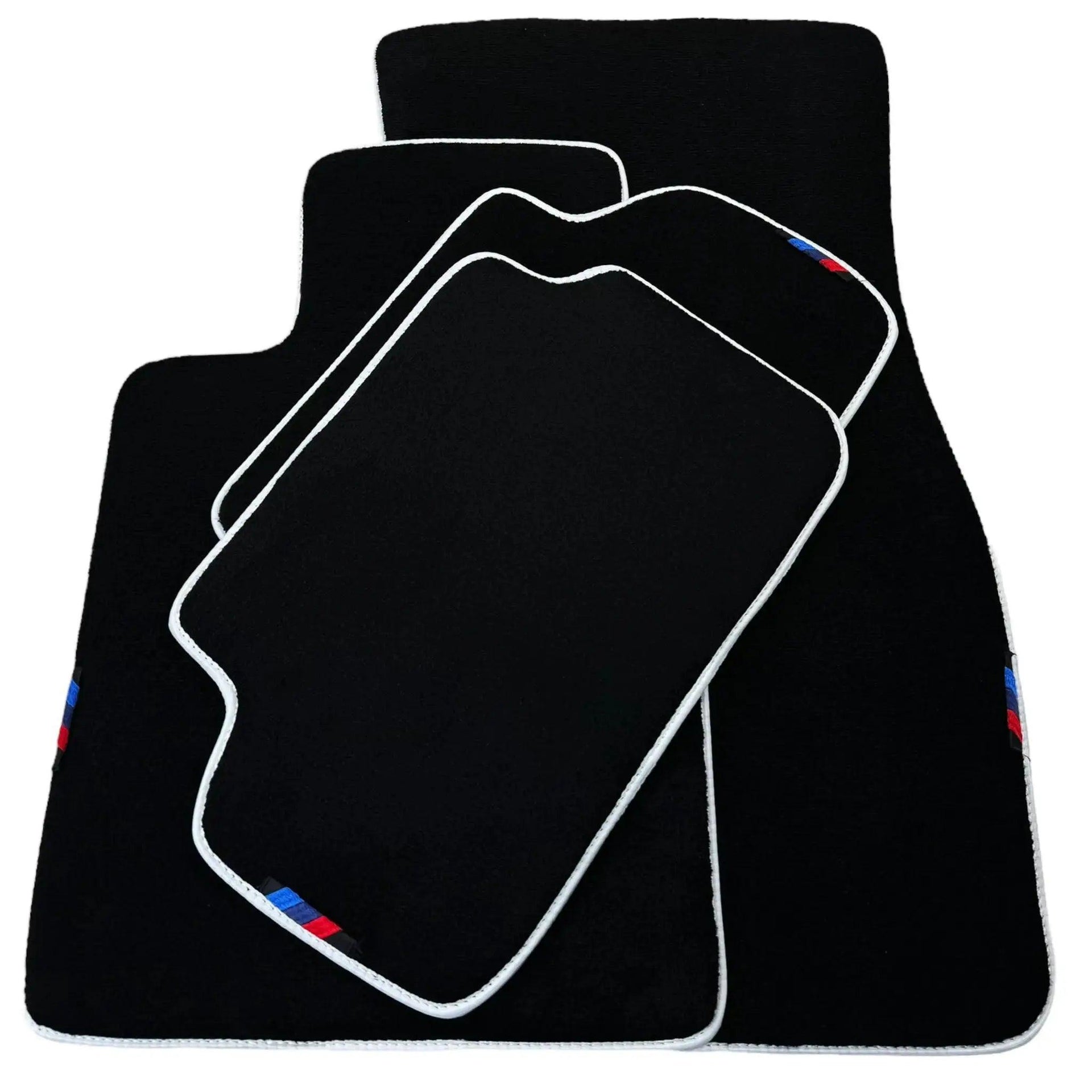 Black Mats For BMW M6 F13 Coupe | White Trim - AutoWin