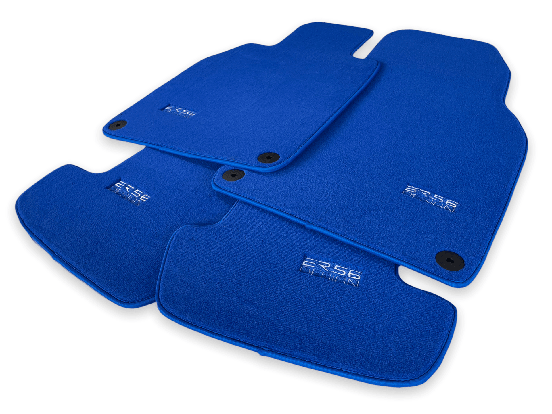 Blue Floor Mats for Porsche Macan (2014-2023) | ER56 Design - AutoWin