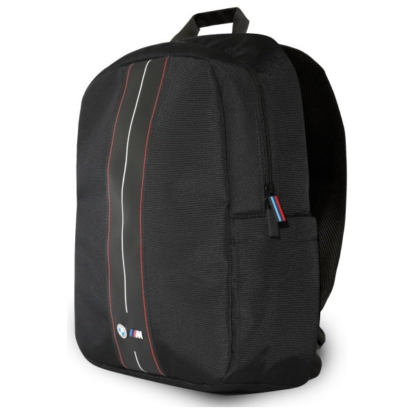BMW Backpack 16" with Black Nylon Red Stripe