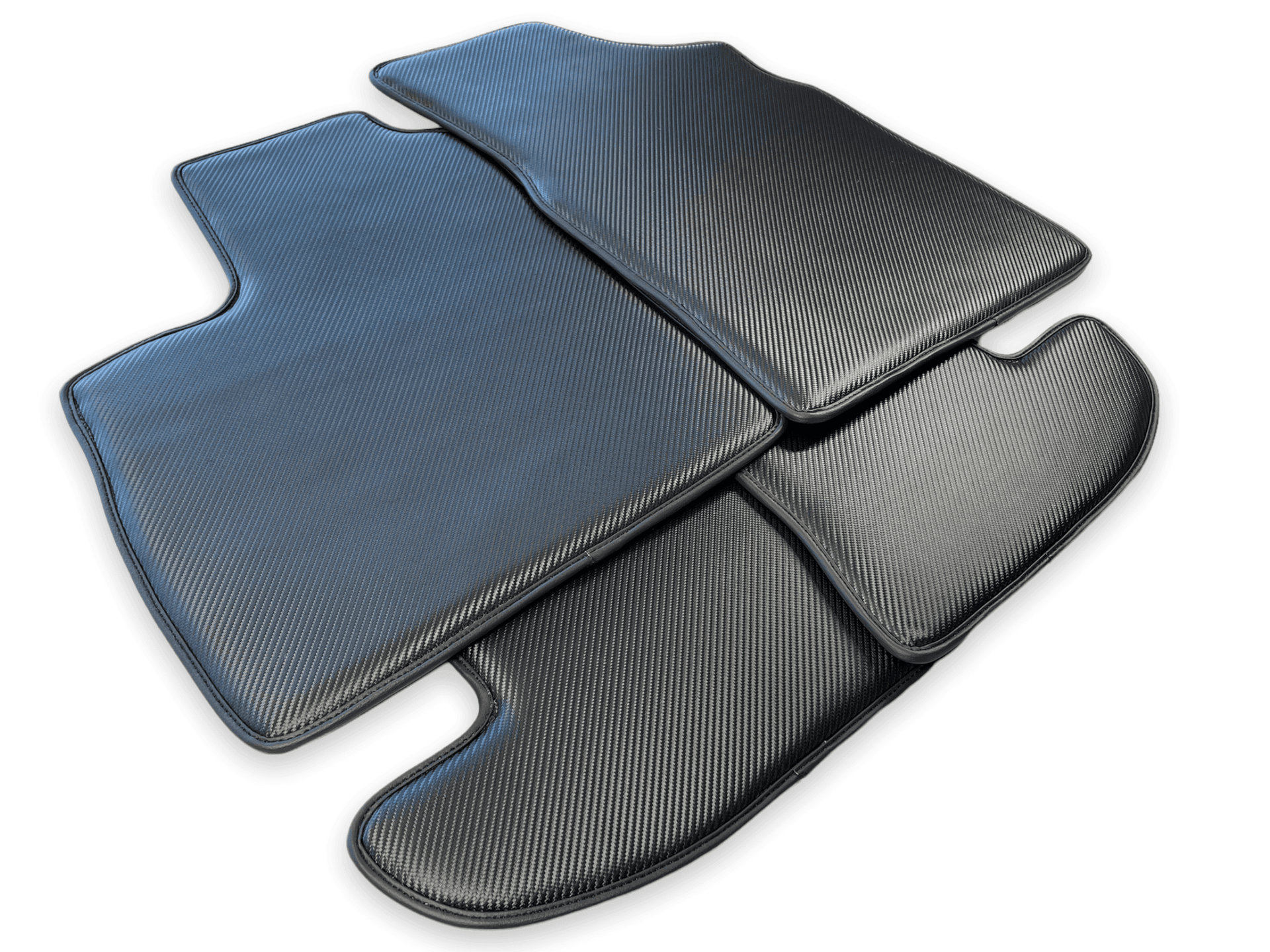 Carbon Fiber Floor Mats For Bentley Continental GTC (2011-2018) - AutoWin