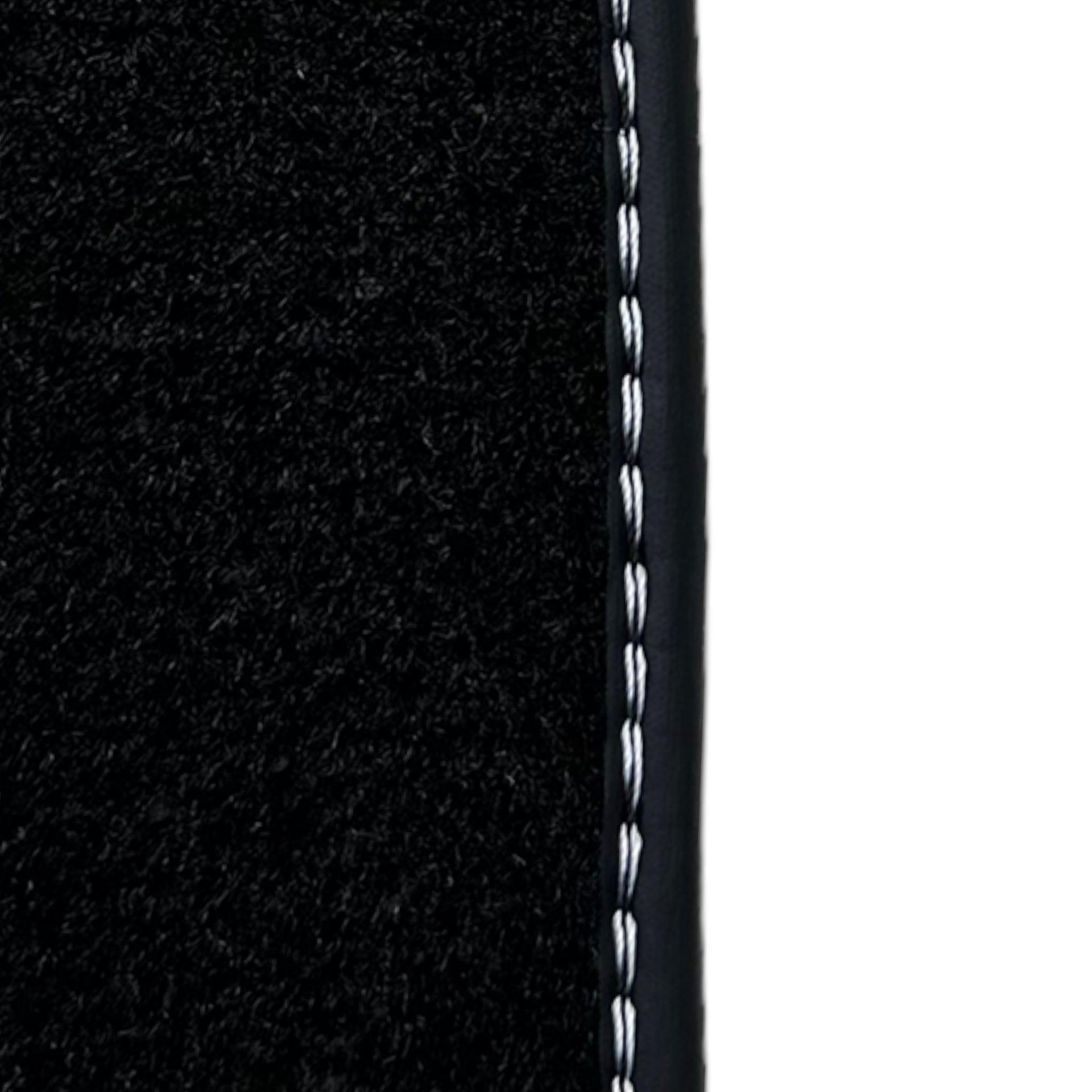 Carbon Fiber Floor Mats for Ford Mustang GT500 Shelby (2015-2021) with Cobra Sewing - AutoWin