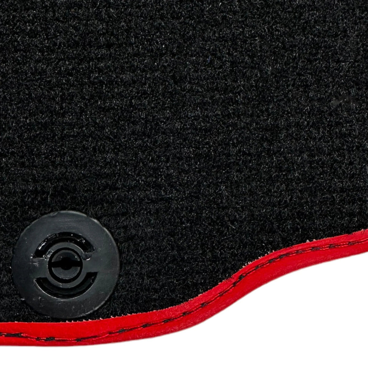 Carbon Fiber Leather Floor Mats for Ferrari F12 Berlinetta (2012-2022) | Red Trim