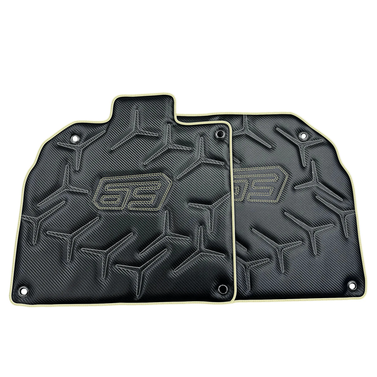 Carbon Leather Floor Mats for Lamborghini Aventador SVJ 63 Edition | Various Trim Colors