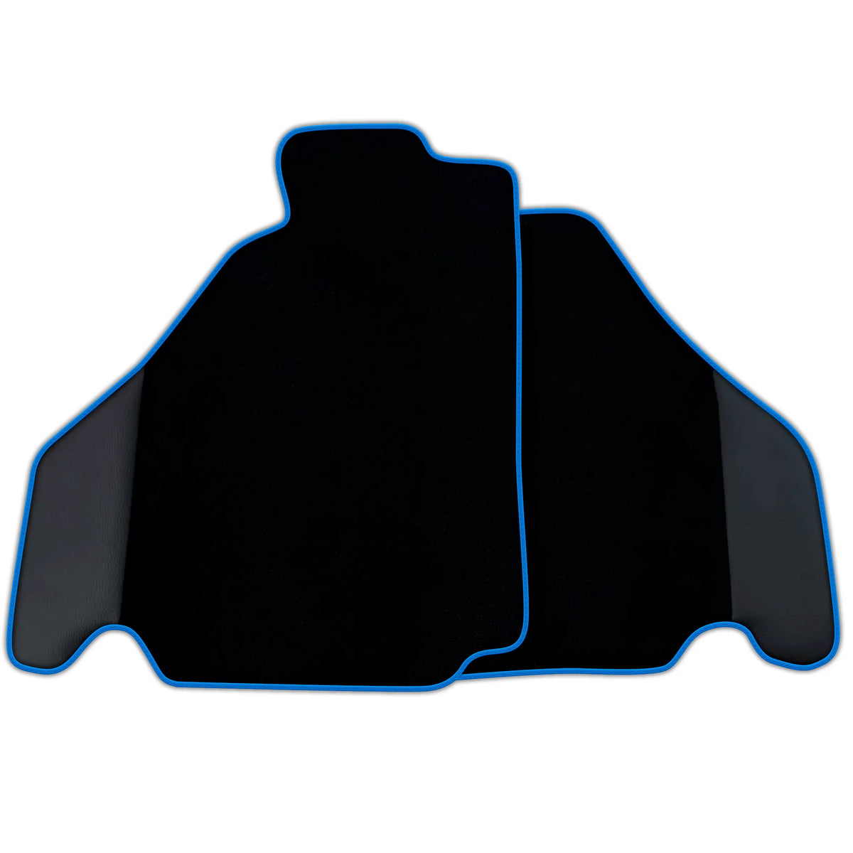 Customizable Black Floor Mats for Ferrari 360 (1999-2005) with Leather