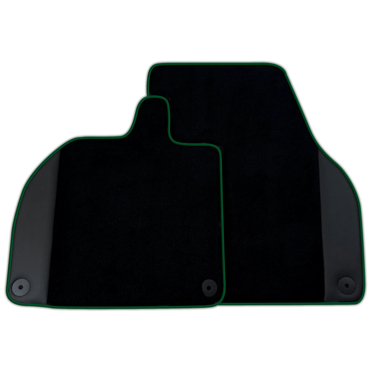 Customizable Black Floor Mats with Leather for Lamborghini Revuelto (2024-2027)