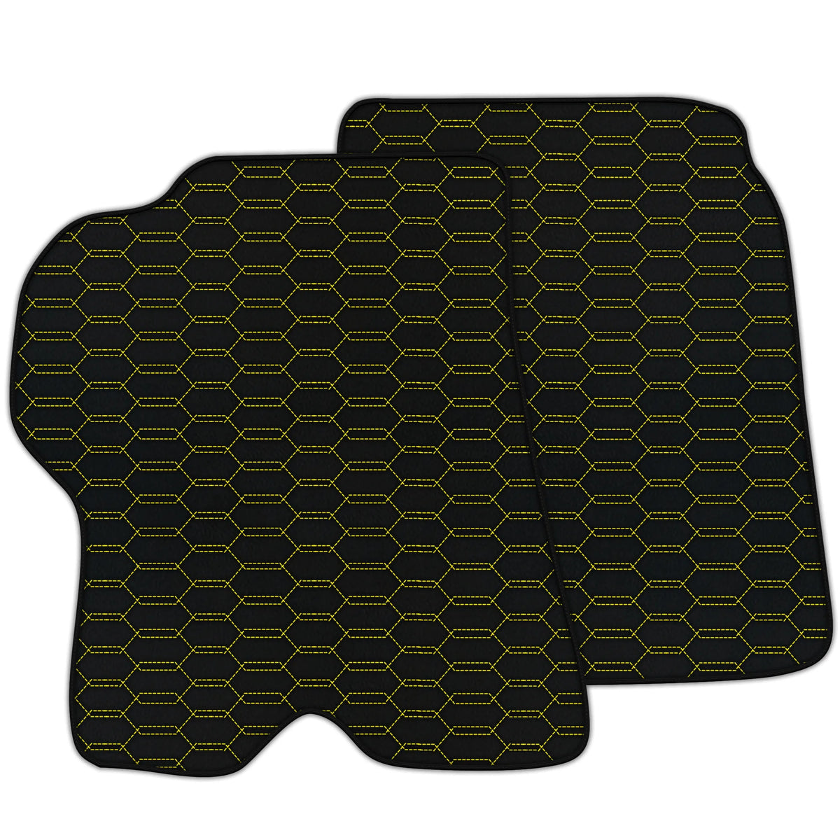 Customizable Interlaced Hex Pattern Floor Mats for Ferrari California (2008-2014)
