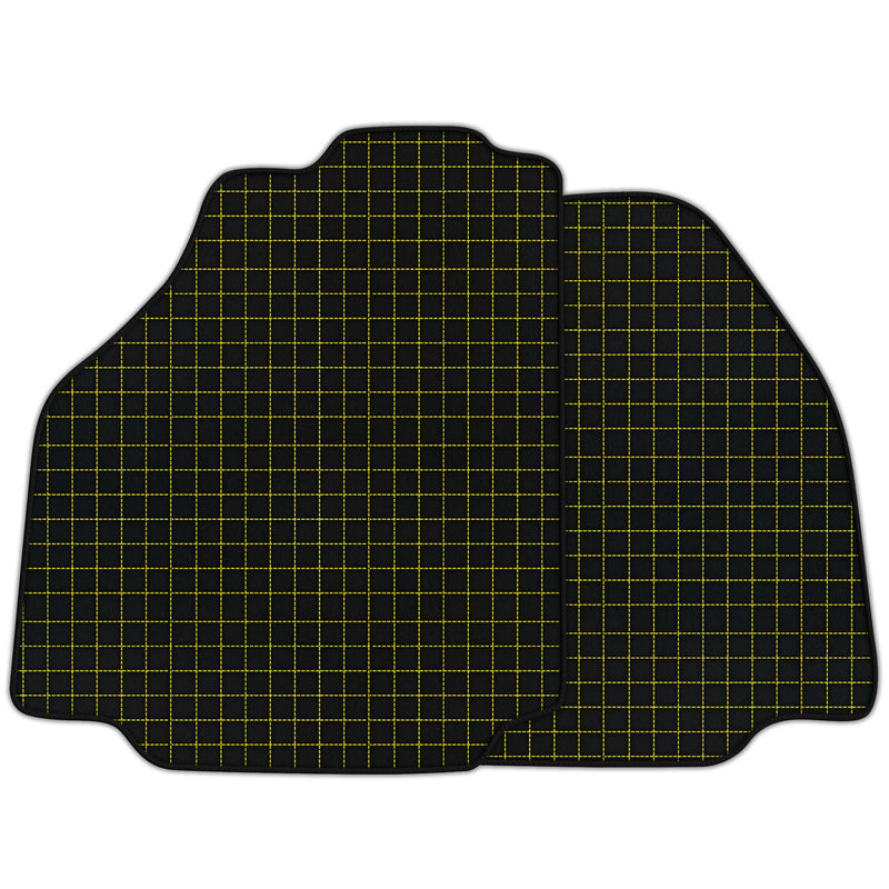 Customizable Leather Floor Mats with Square Pattern for Ferrari 458 Italia (2009-2015)