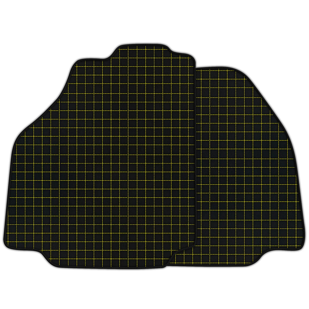 Customizable Leather Floor Mats with Square Pattern for Ferrari 458 Spider (2012-2015)