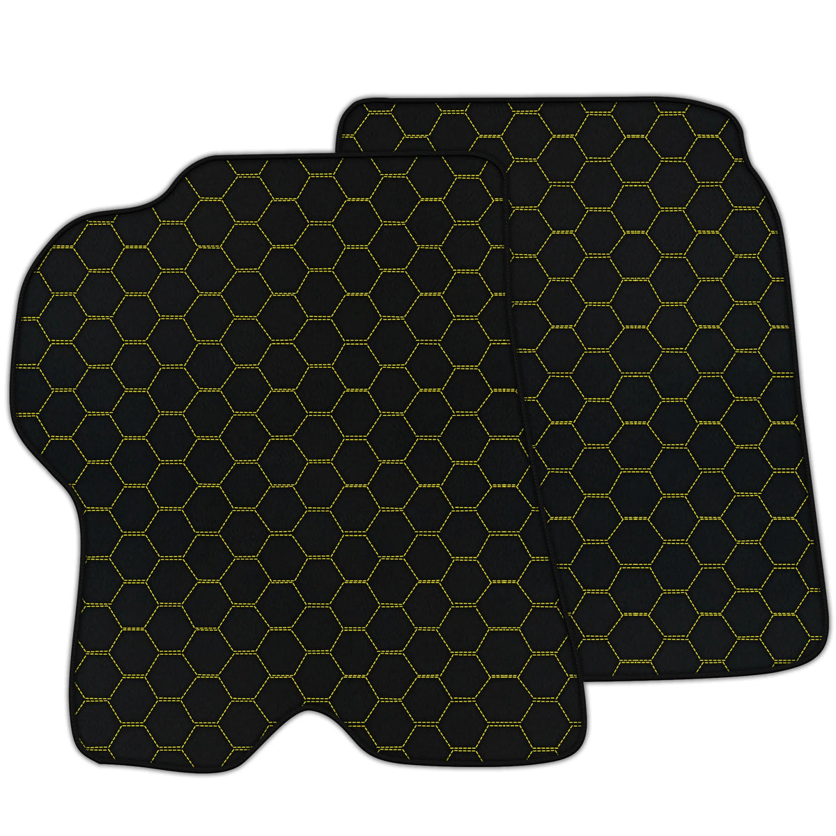 Customizable Symmetrical Hex Pattern Floor Mats for Ferrari California (2008-2014)