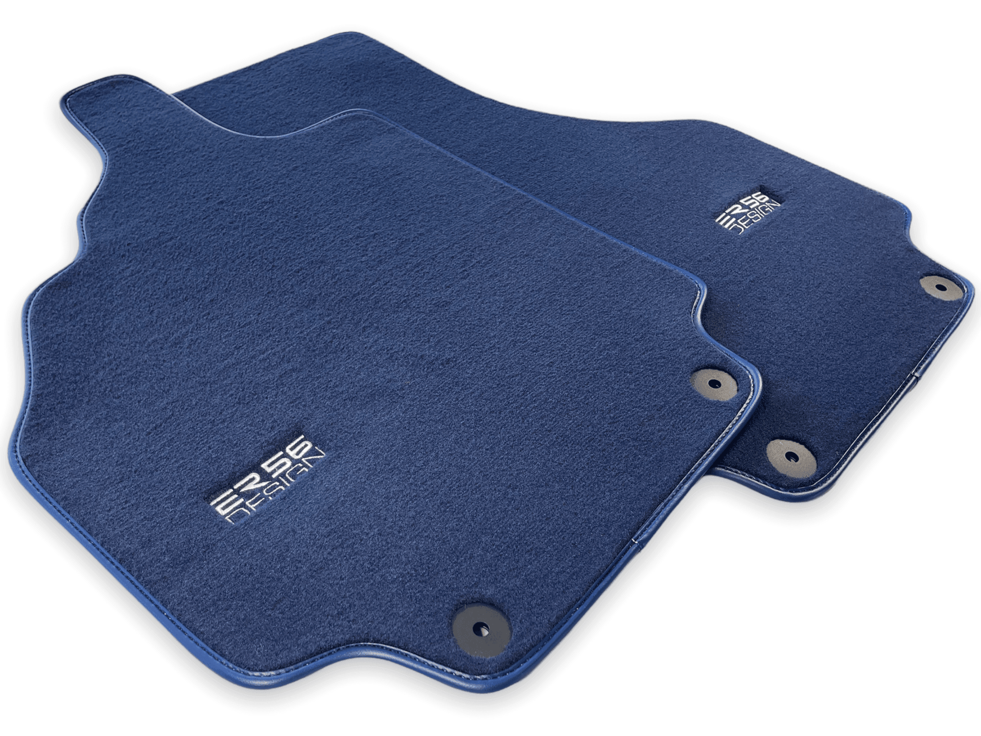 Dark Blue Floor Mats for Audi R8 (2007-2015) ER56 Design - AutoWin