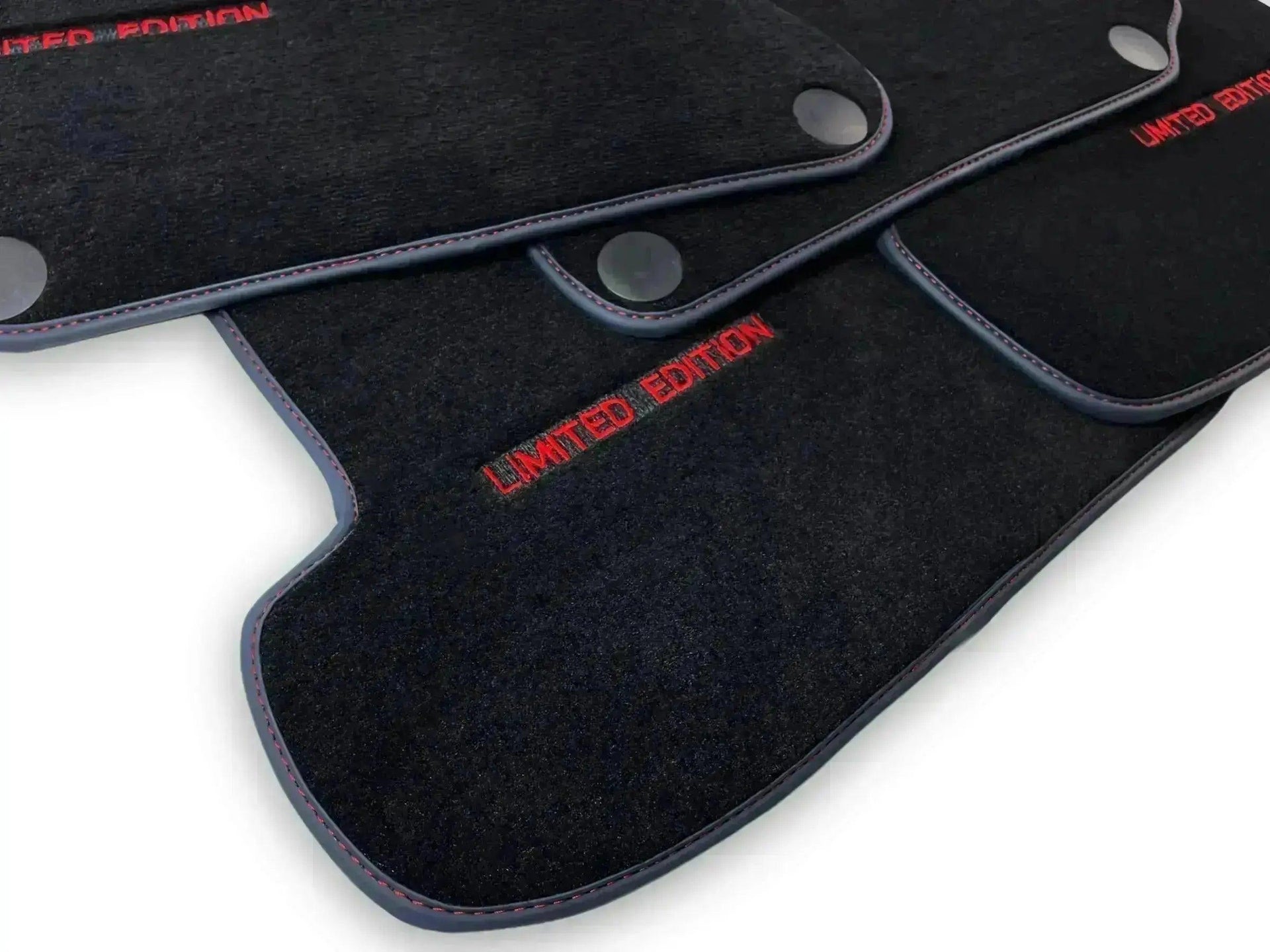 Dark Blue Floor Mats For Mercedes Benz GLK-Class X204 (2008-2012) | Limited Edition - AutoWin
