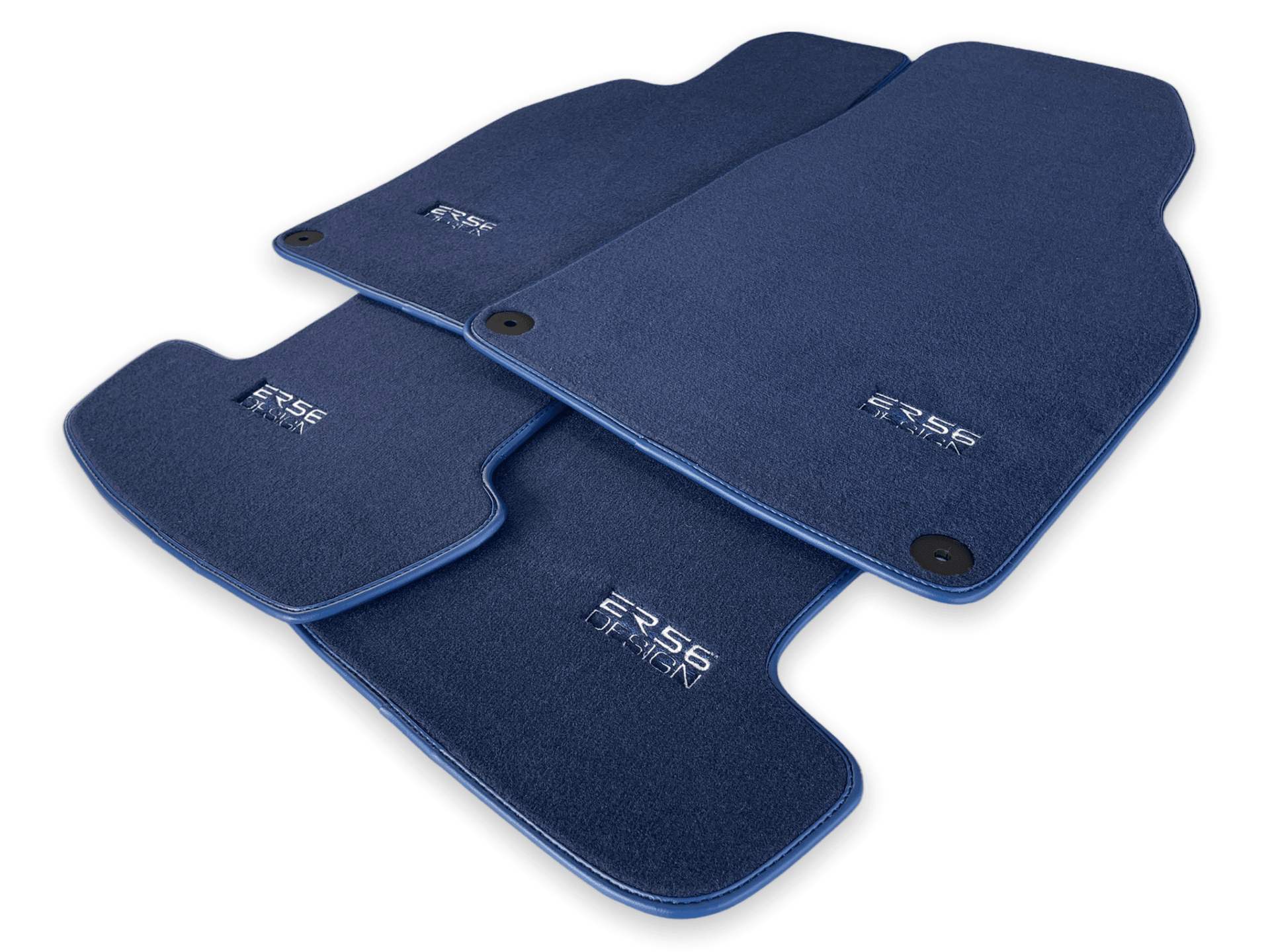 Dark Blue Floor Mats for Porsche Cayenne (2010-2018) | ER56 Design - AutoWin