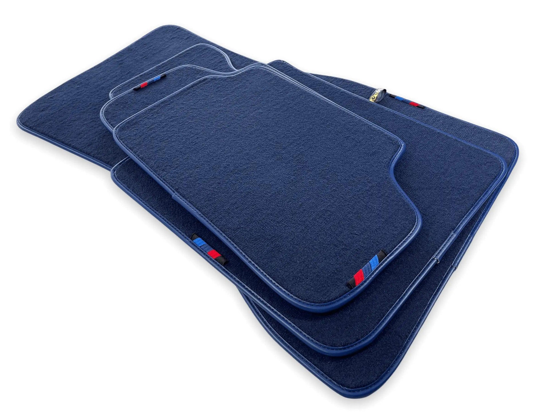 Dark Blue Mats For BMW M5 E34 With M Package - AutoWin