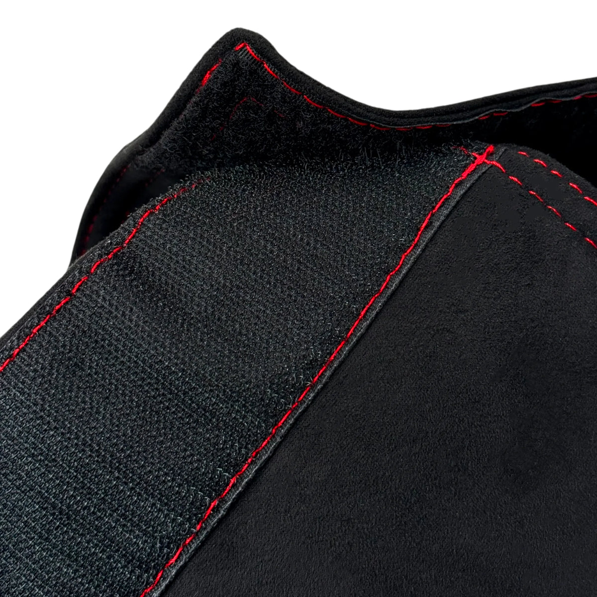 Fire Extinguisher Cover for Supercars – Black Alcantara with Various Color Stitching