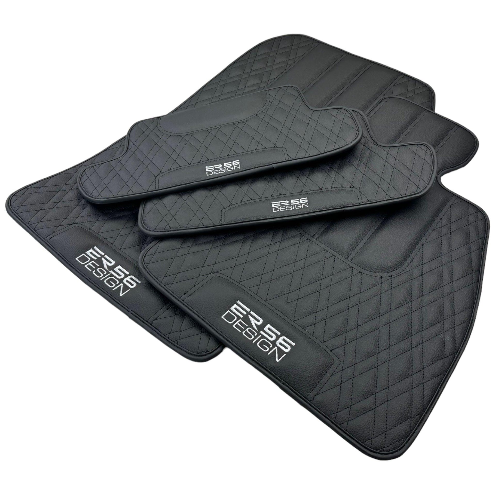 Floor Mats For BMW 8 Series G15 2-door Coupe Black Leather Er56 Design - AutoWin