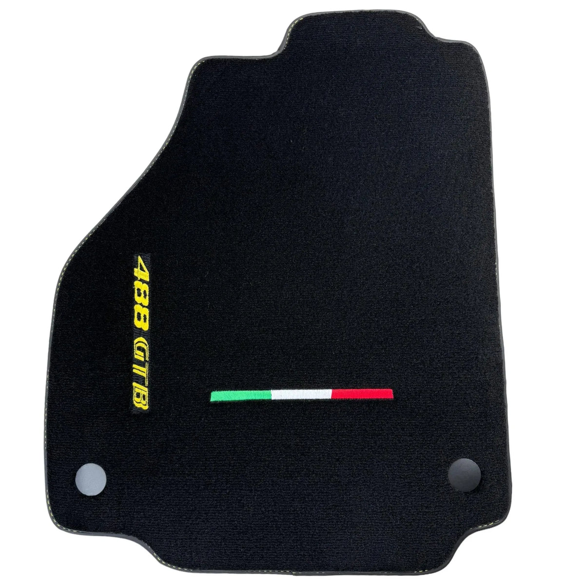 Floor Mats for Ferrari 488 GTB (2015-2022) Italian Edition | Black Trim - AutoWin