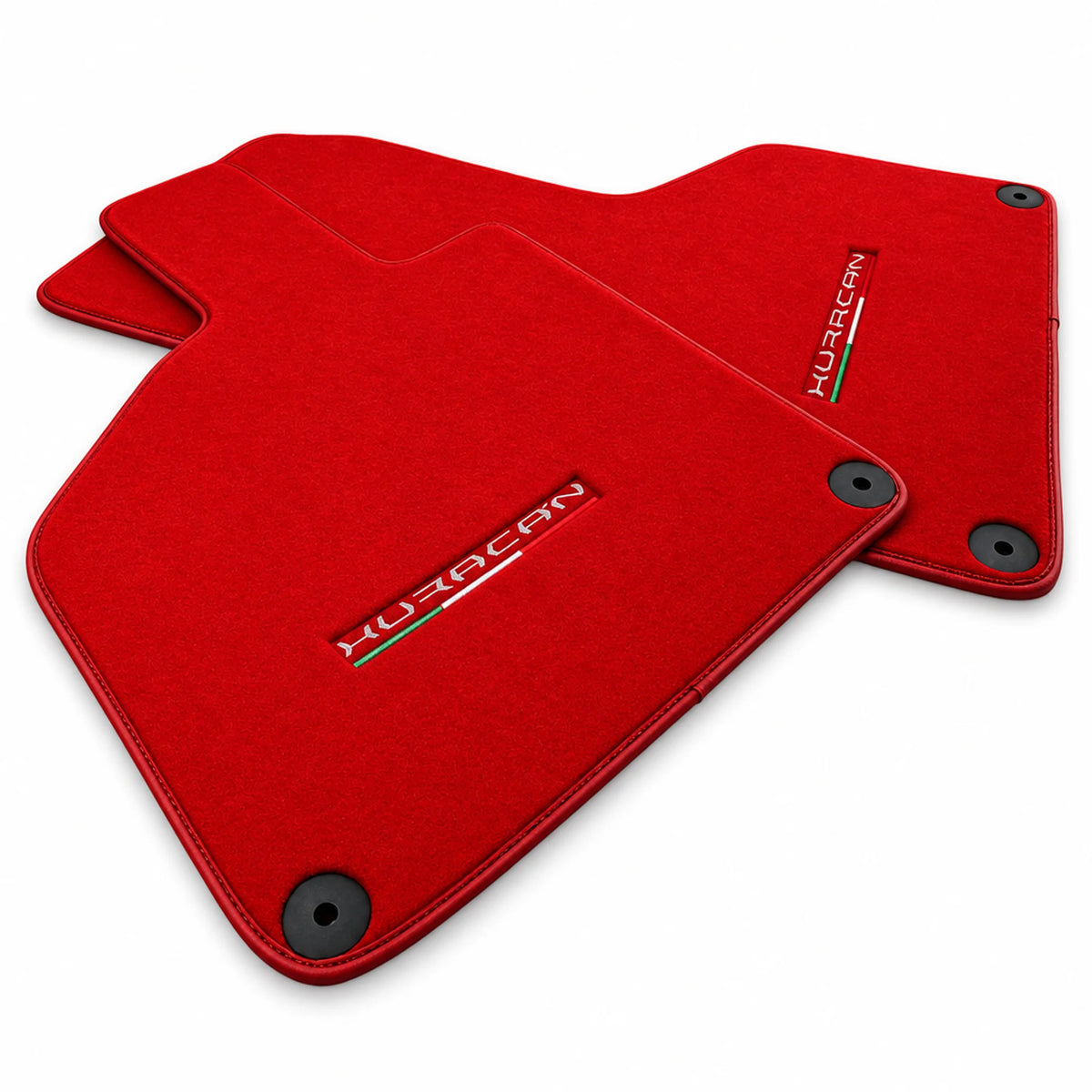 Floor Mats for Lamborghini Huracan Red Color - AutoWin