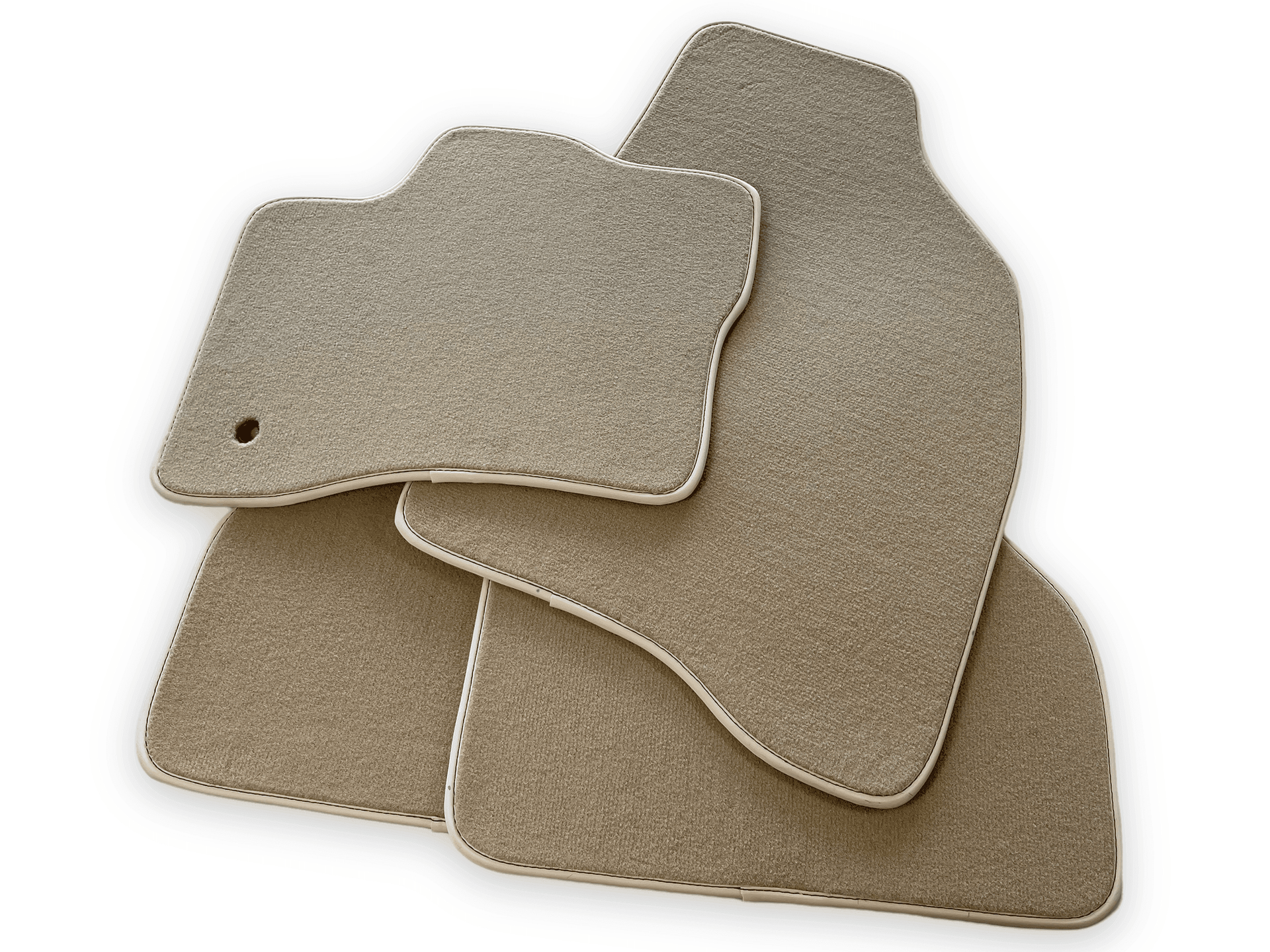 Floor Mats for Lincoln MKS (2008-2016) Beige Tailored Carpets - AutoWin