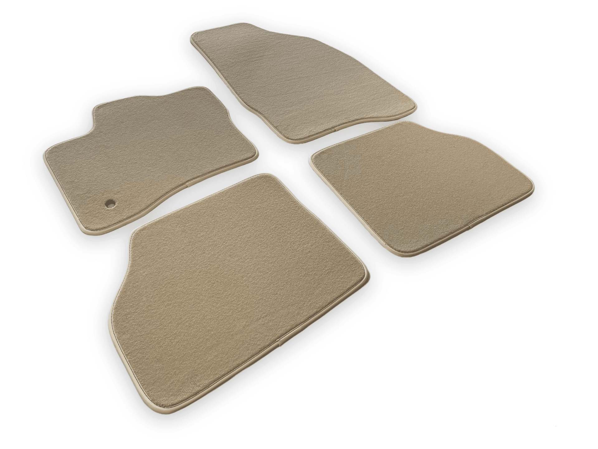 Floor Mats for Lincoln Nautilus (2019-2024) SUV Beige Tailored Carpets - AutoWin