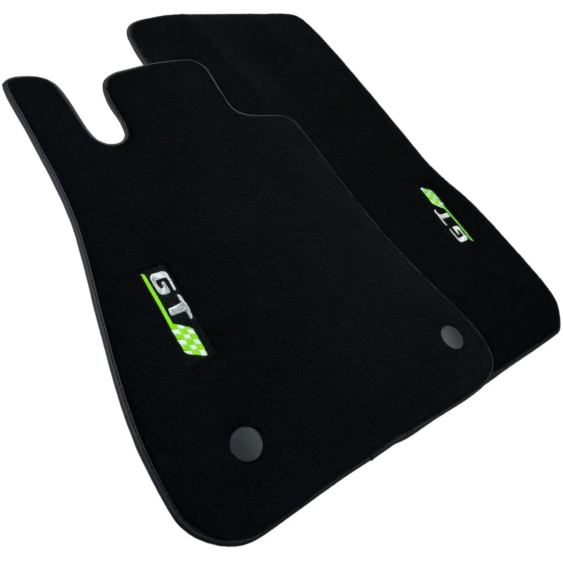 Floor Mats For Mercedes-Benz Amg Gt Green Flag Autowin Brand - AutoWin