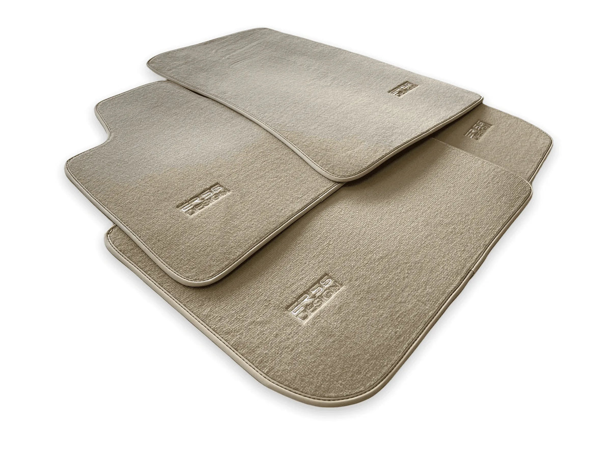 Floor Mats For Rolls Royce Ghost Series I (2010–2020) Beige ER56 Design