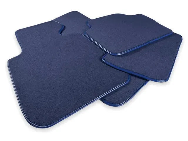 Floor Mats For Rolls Royce Ghost Series II (2021-2024) Dark Blue - AutoWin