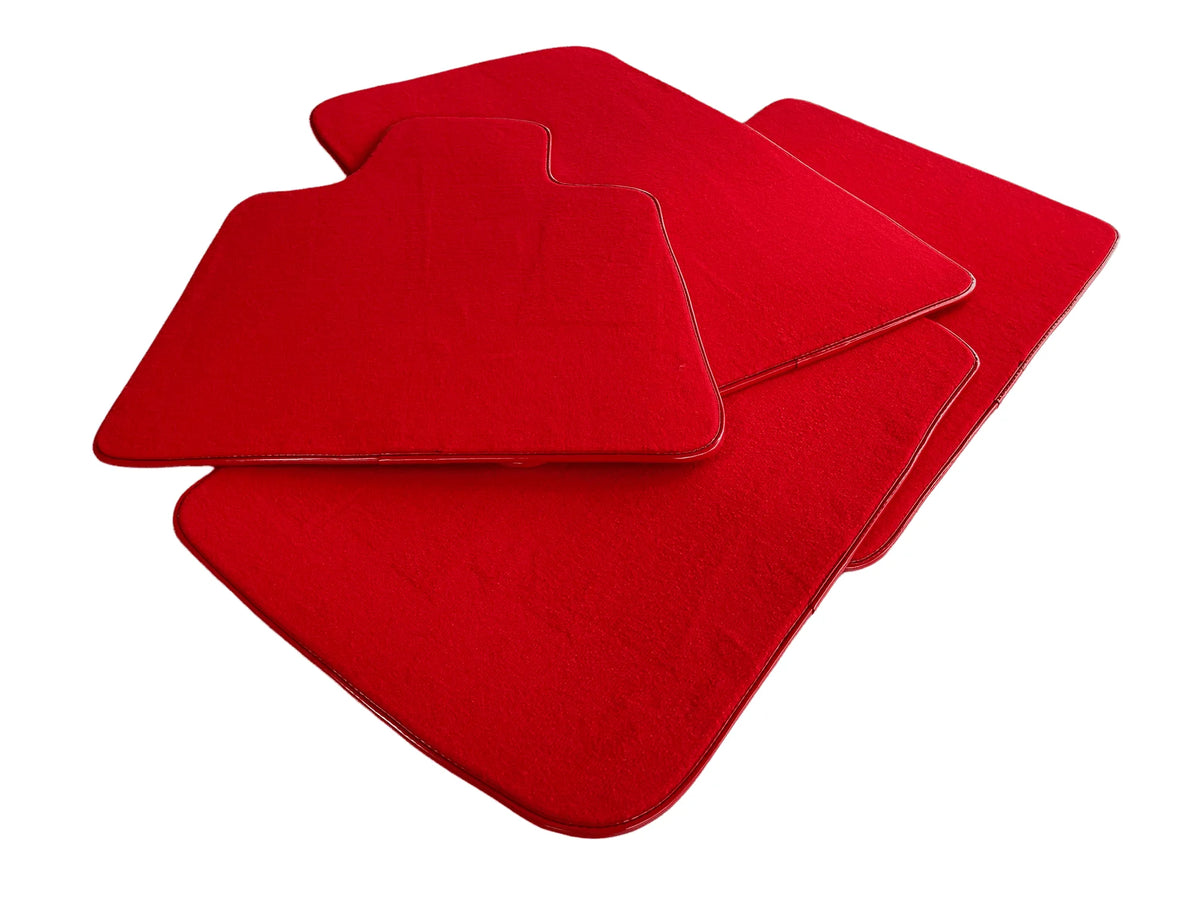 Floor Mats For Rolls Royce Ghost Series II (2021-2024) Red - AutoWin