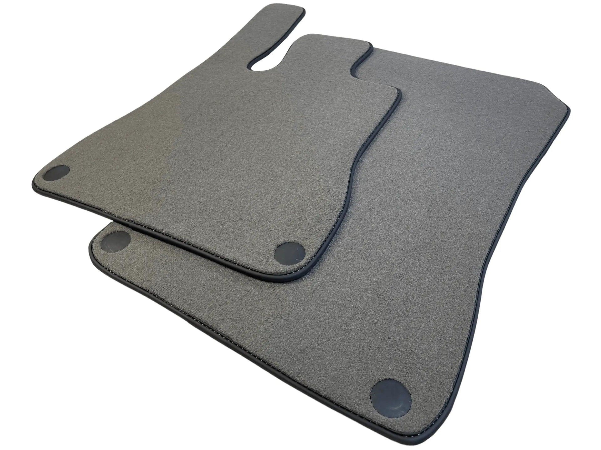 Gray Floor Mats For Mercedes-Benz SLK R172 (2011-2023) Black Trim - AutoWin