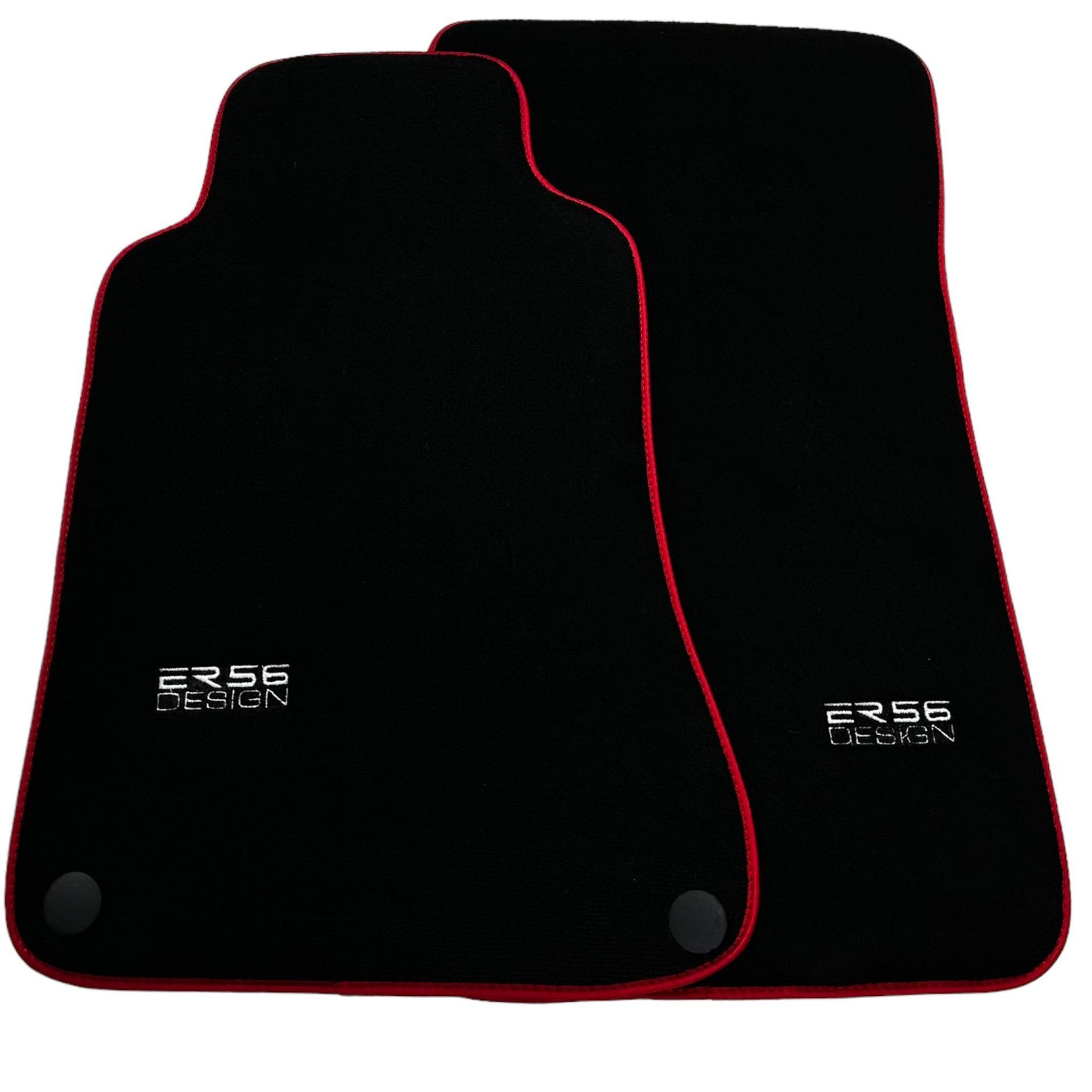 Black Floor Mats For Mercedes Benz C-Class W203 (2000-2007) ER56 Design - AutoWin