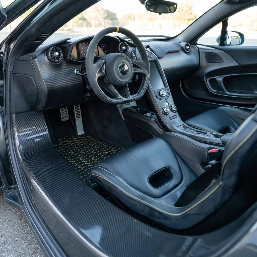 Interior look of floor mats for McLaren P1 (2013-2015)